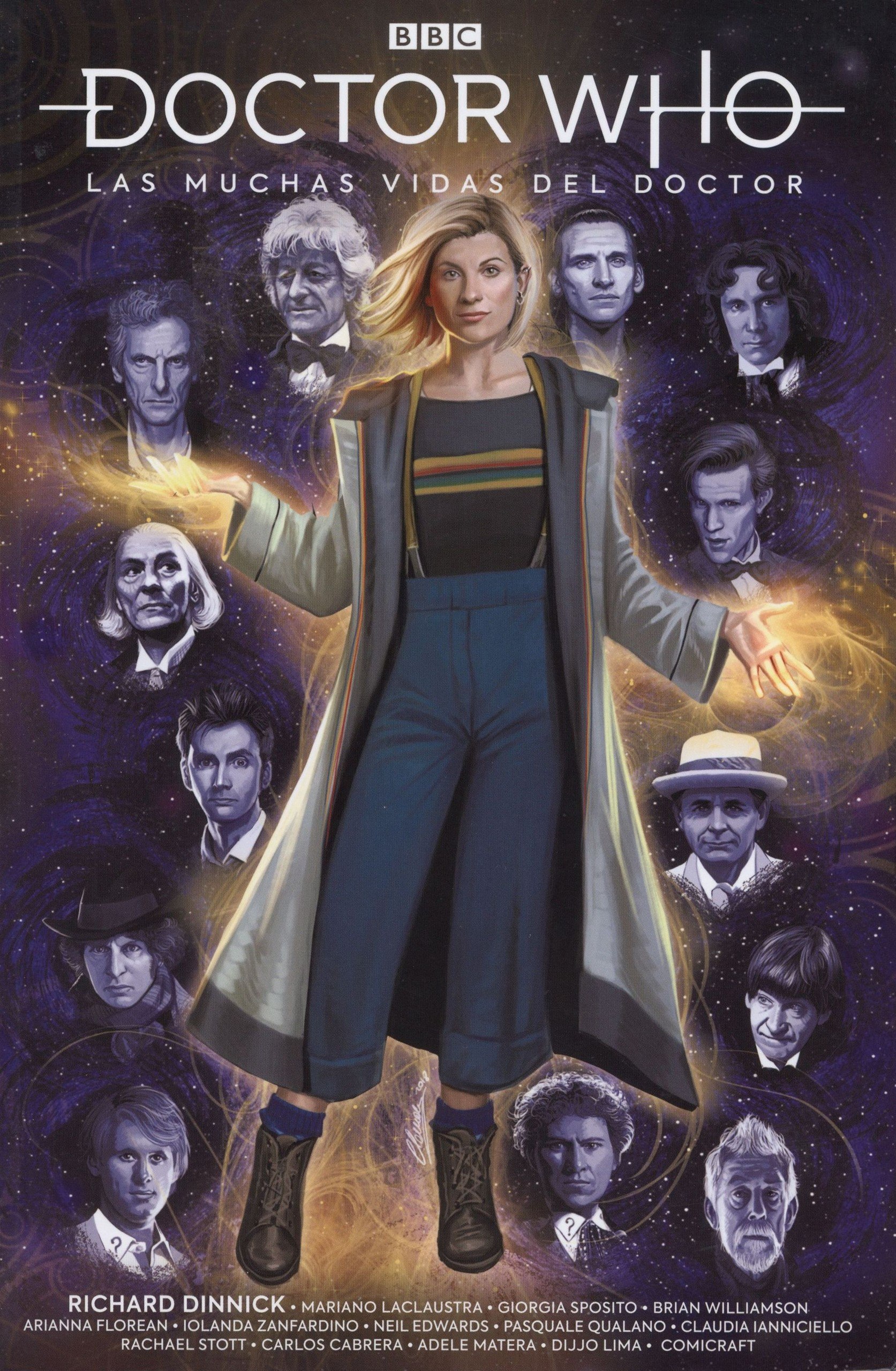 Portada ampliada de Doctor Who Las Muchas Vidas Del Doctor
