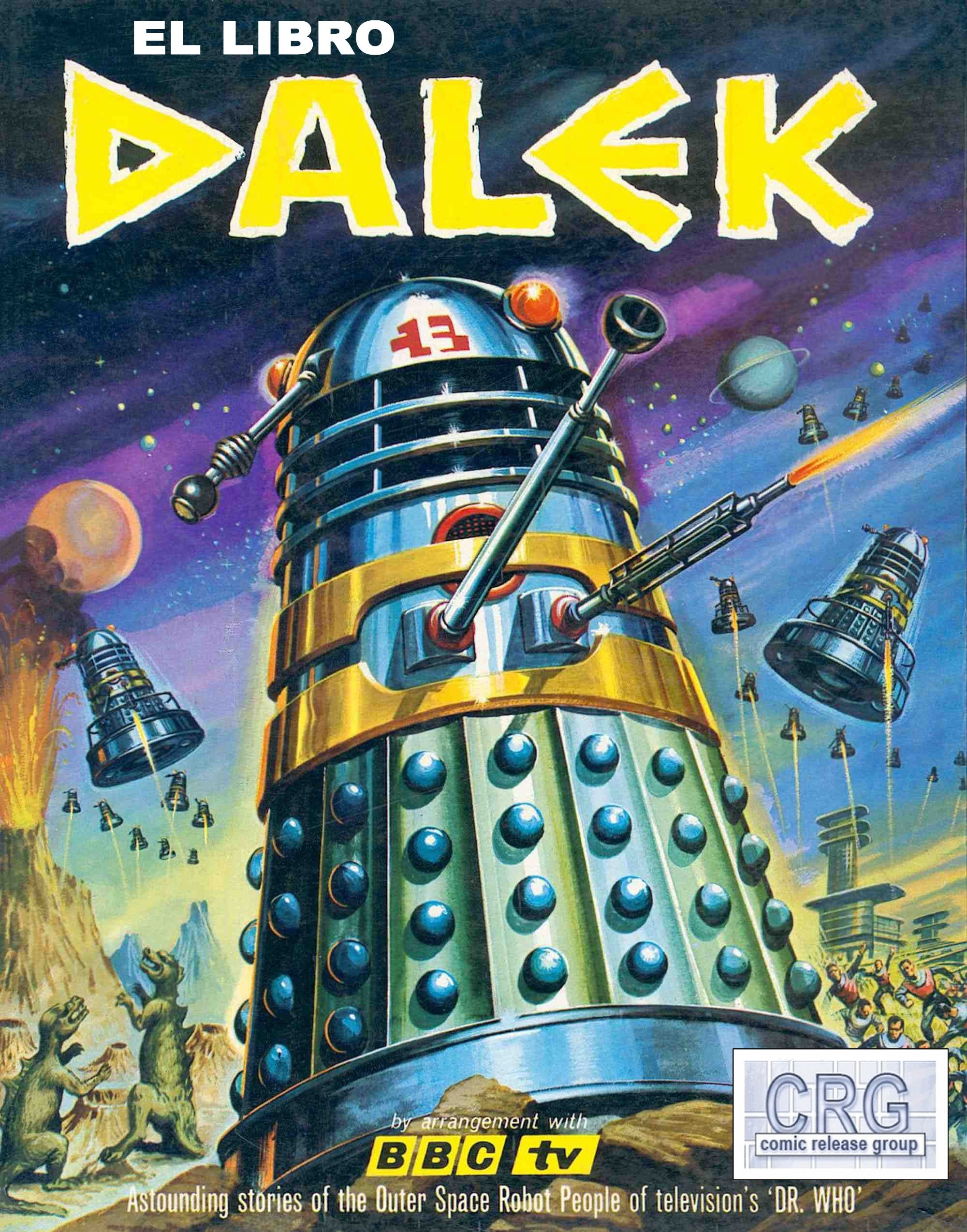 Portada ampliada de EL LIBRO DALEK