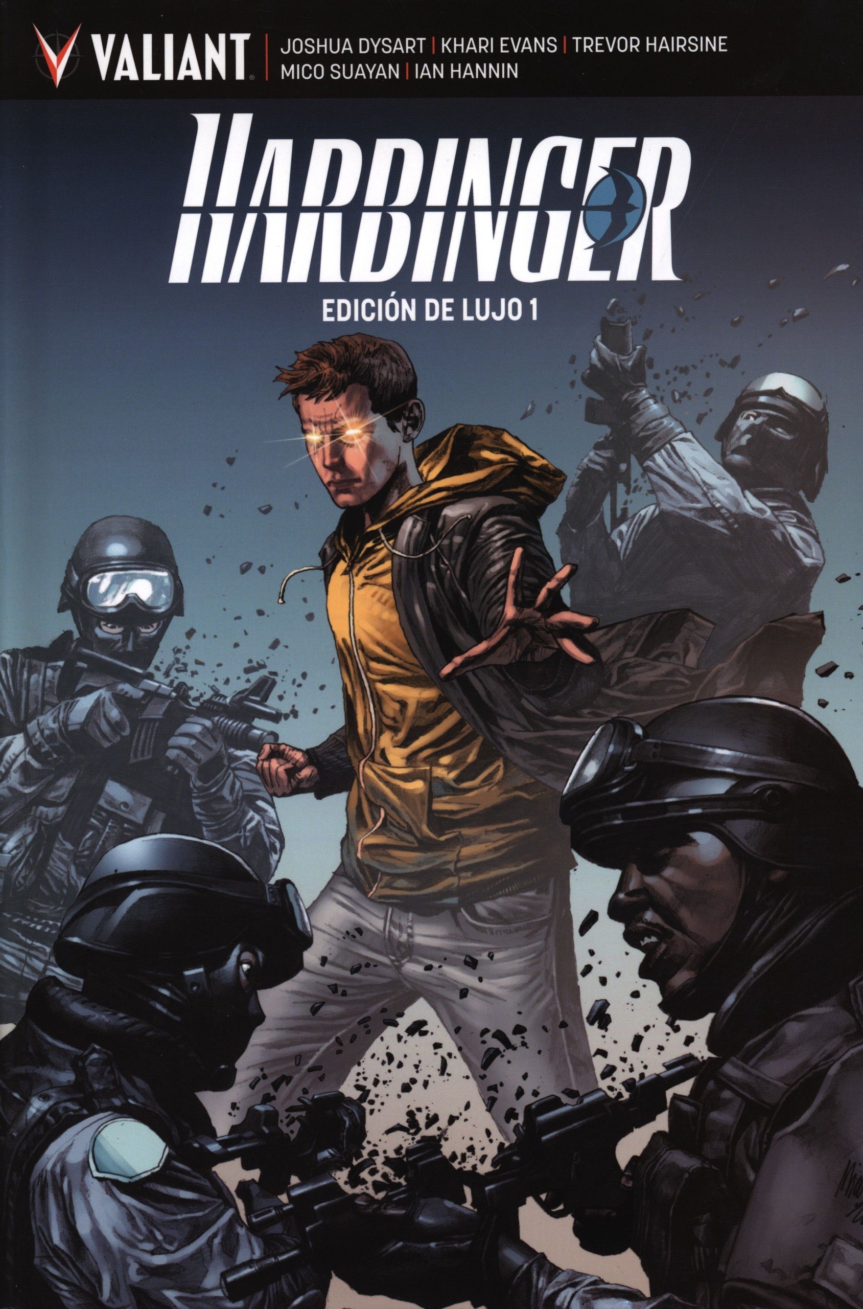 Portada ampliada de HARBINGER EDICIÓN DE LUJO 1