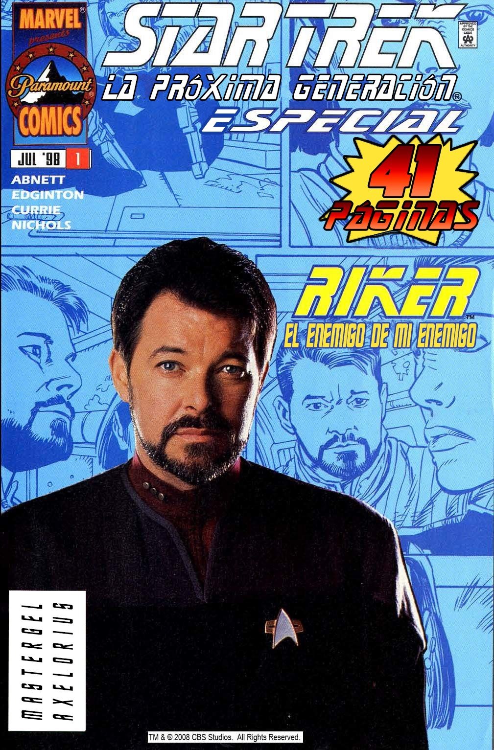 Portada ampliada de STAR TREK LA PROXIMA GENERACION ESPECIAL