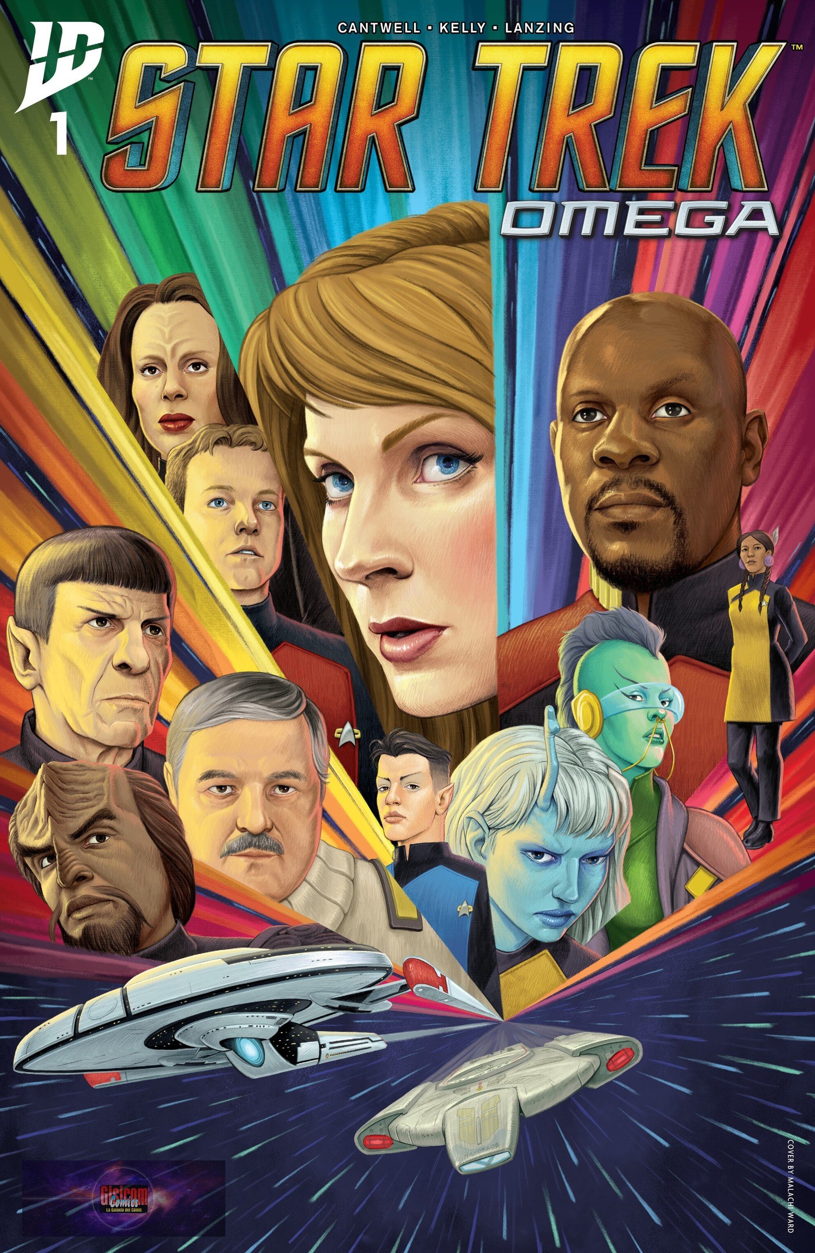 Portada ampliada de Star Trek Omega