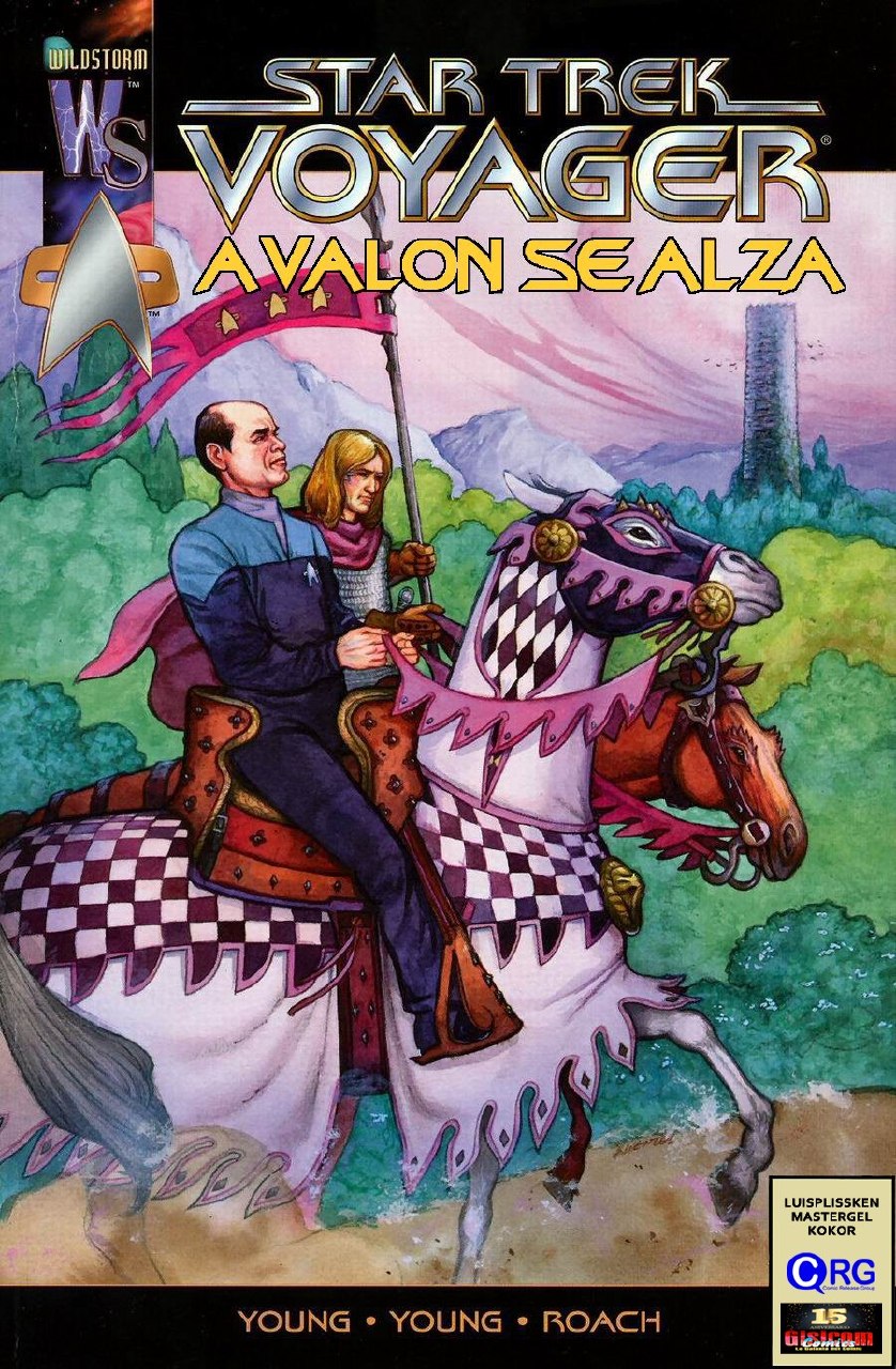 Portada ampliada de Star Trek Voyager: Avalon se alza