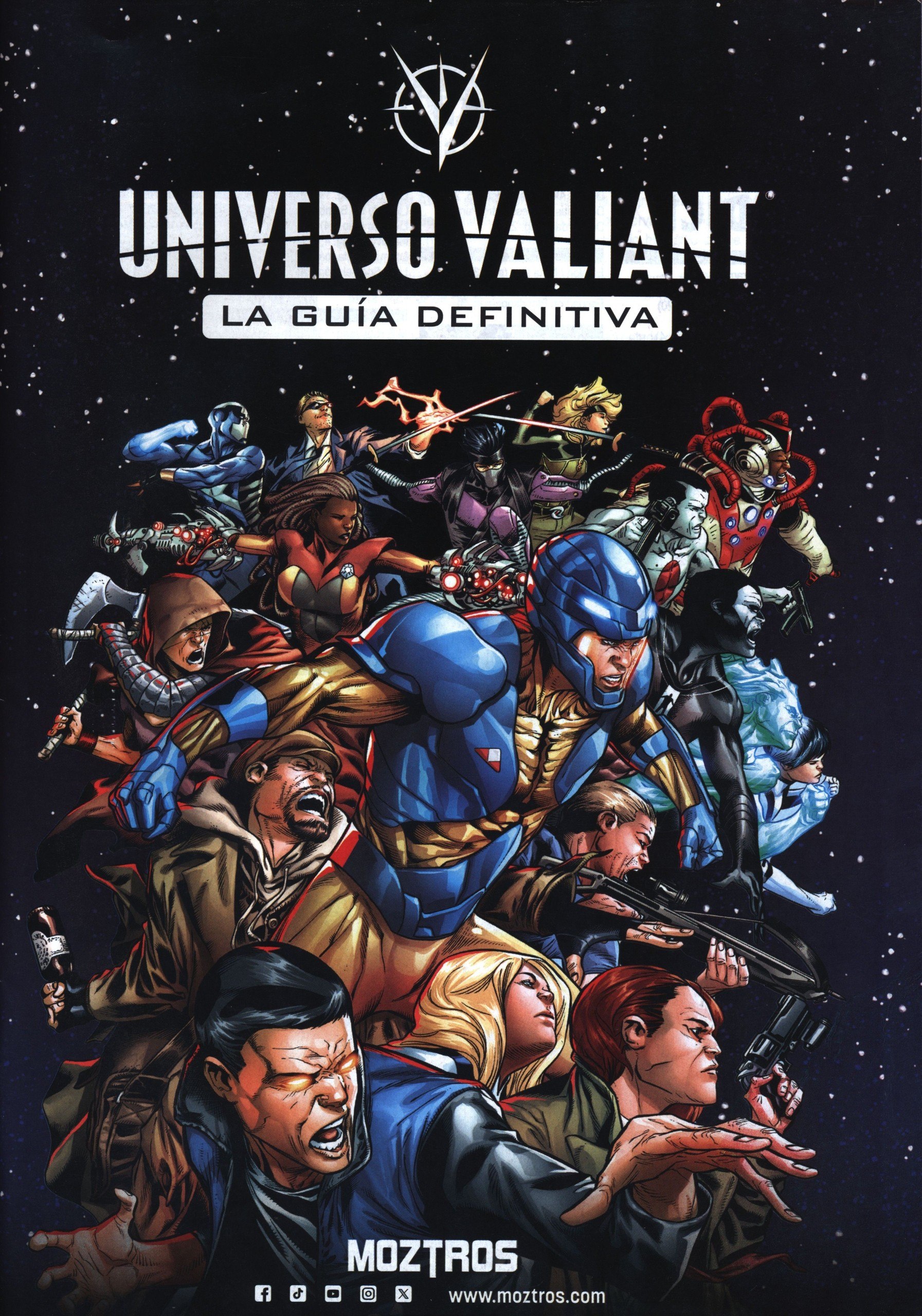 Portada ampliada de Universo Valiant La Guía Definitiva