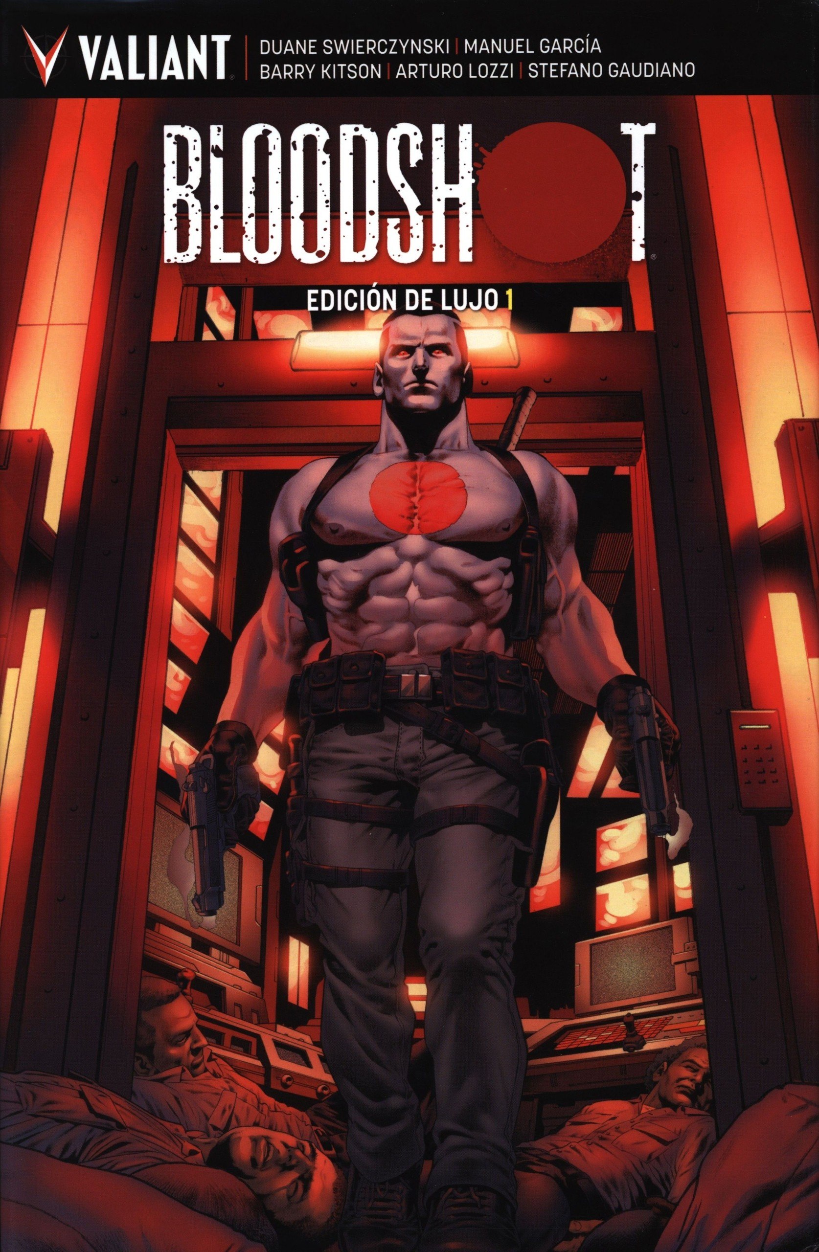 Portada ampliada de BLOODSHOT EDICIÓN DE LUJO 1
