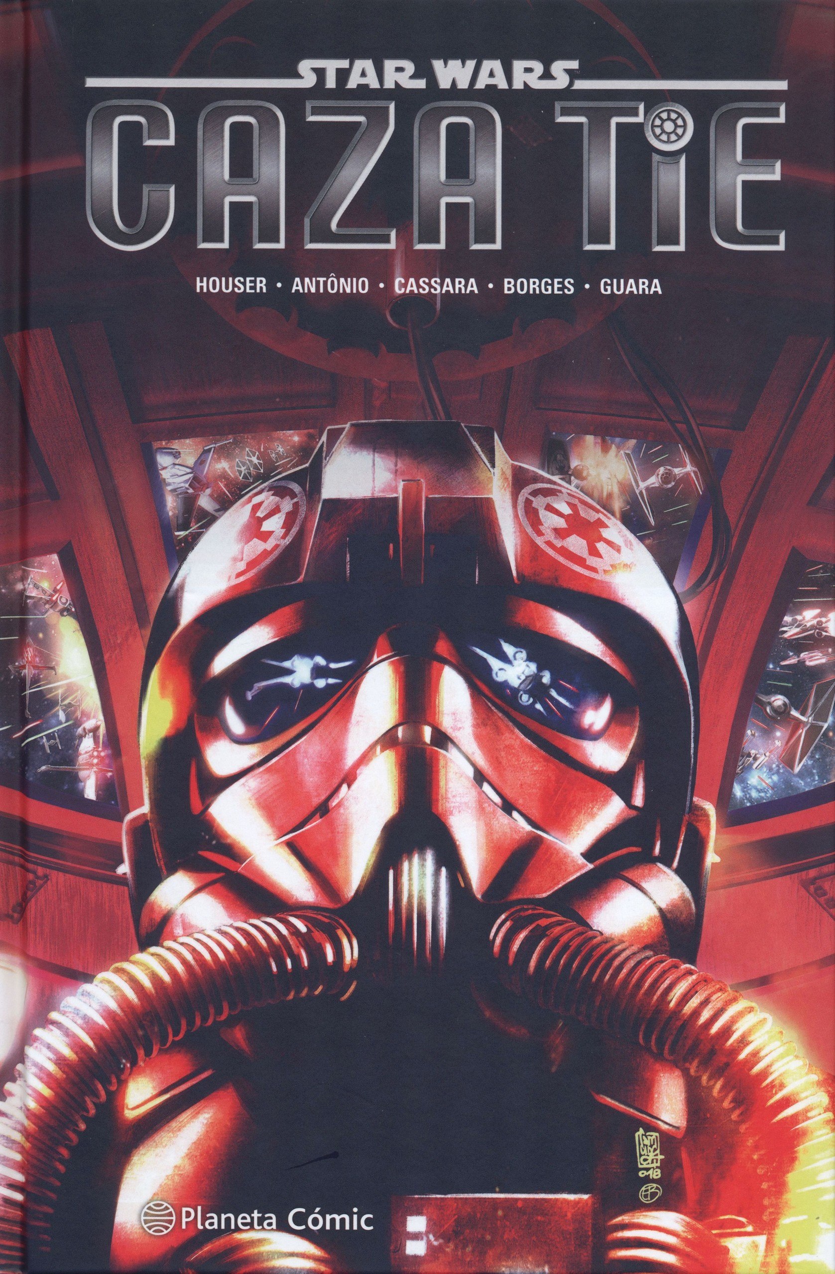 Portada ampliada de Star Wars Caza Tie