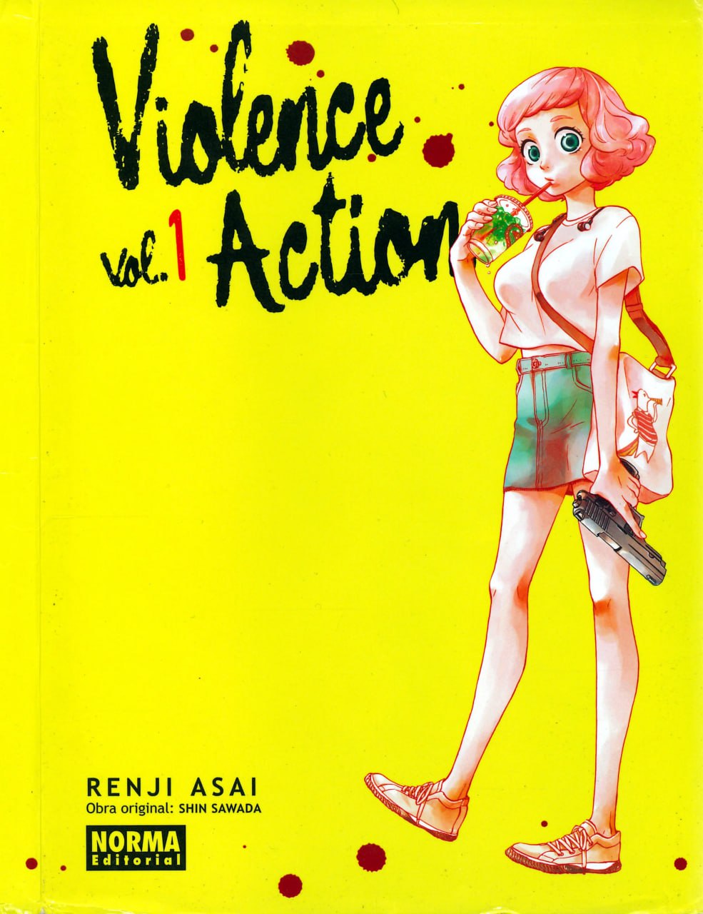 Portada ampliada de Violence Action vol.