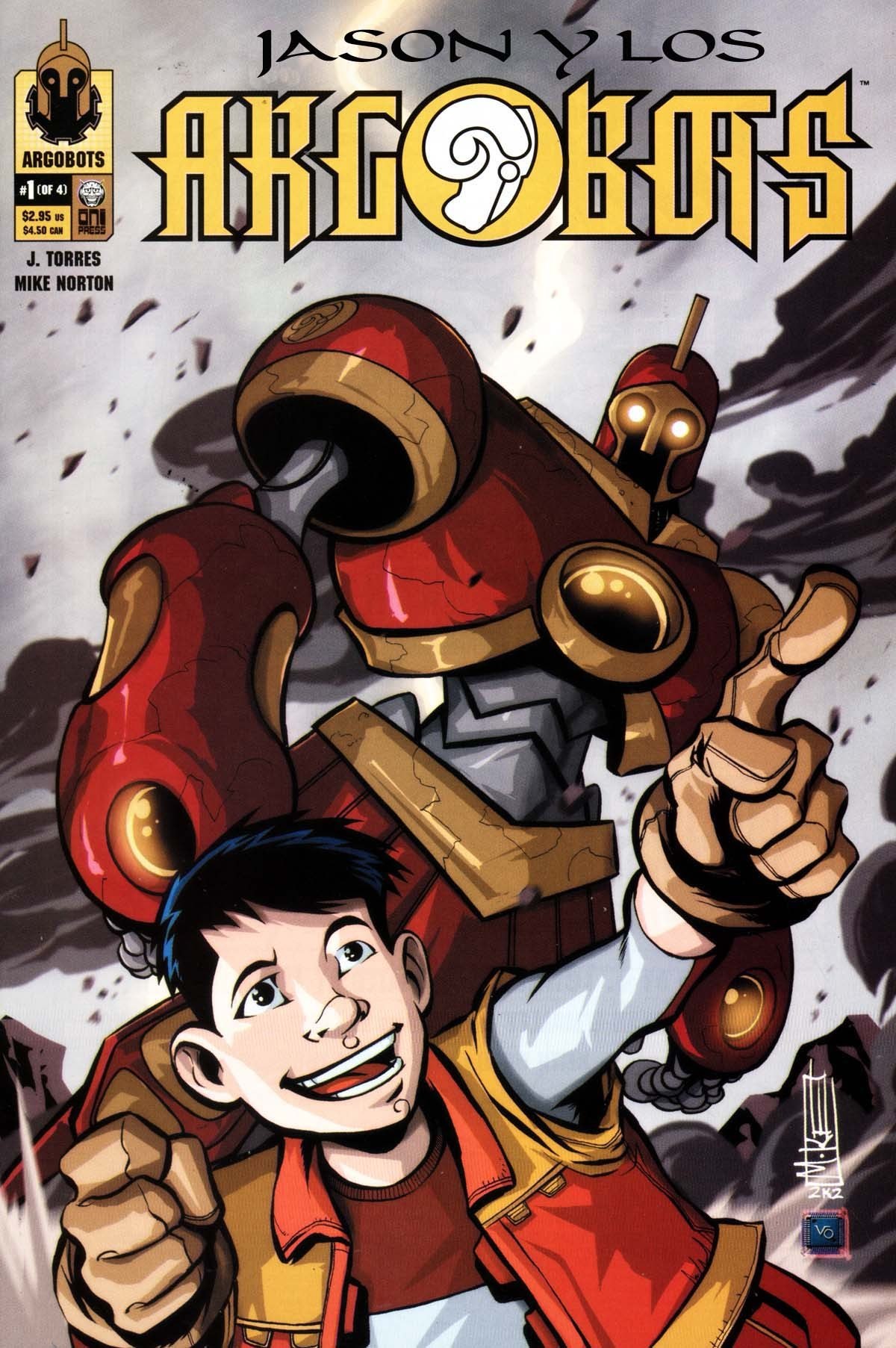 Portada ampliada de JASON Y LOS AKGOBOTS
