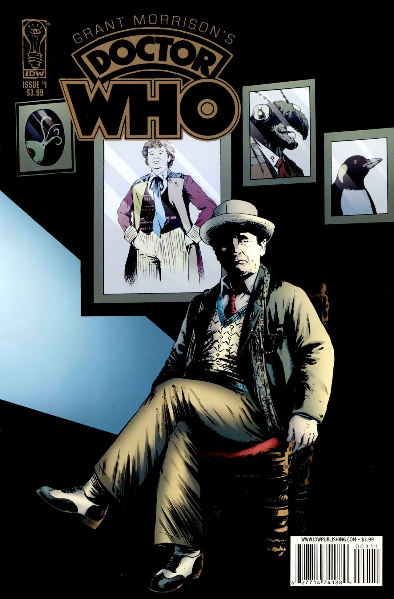 Portada ampliada de Grant Morrison's Doctor Who