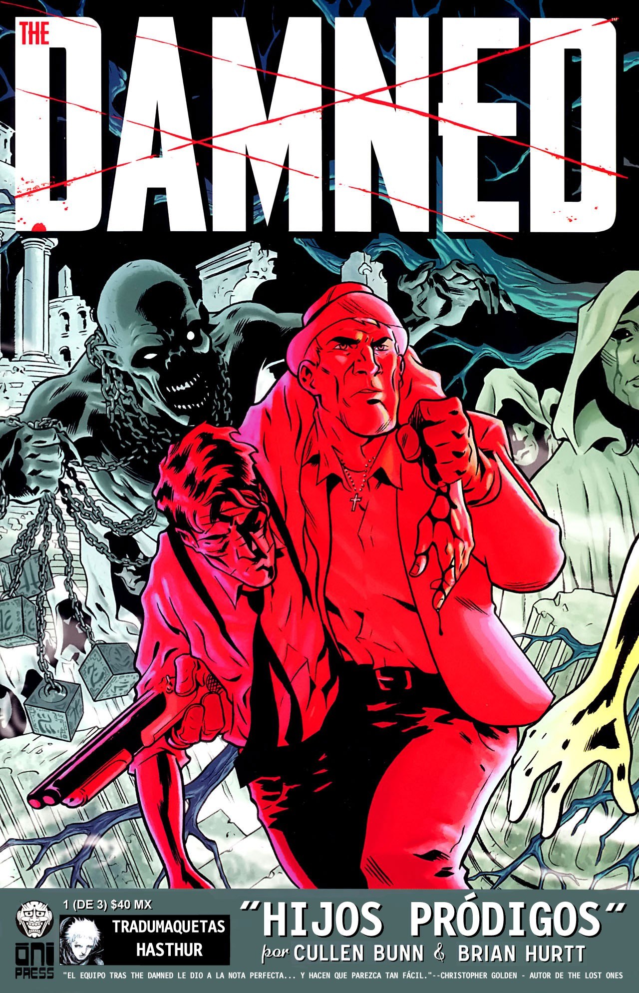 Portada ampliada de THE DAMNED