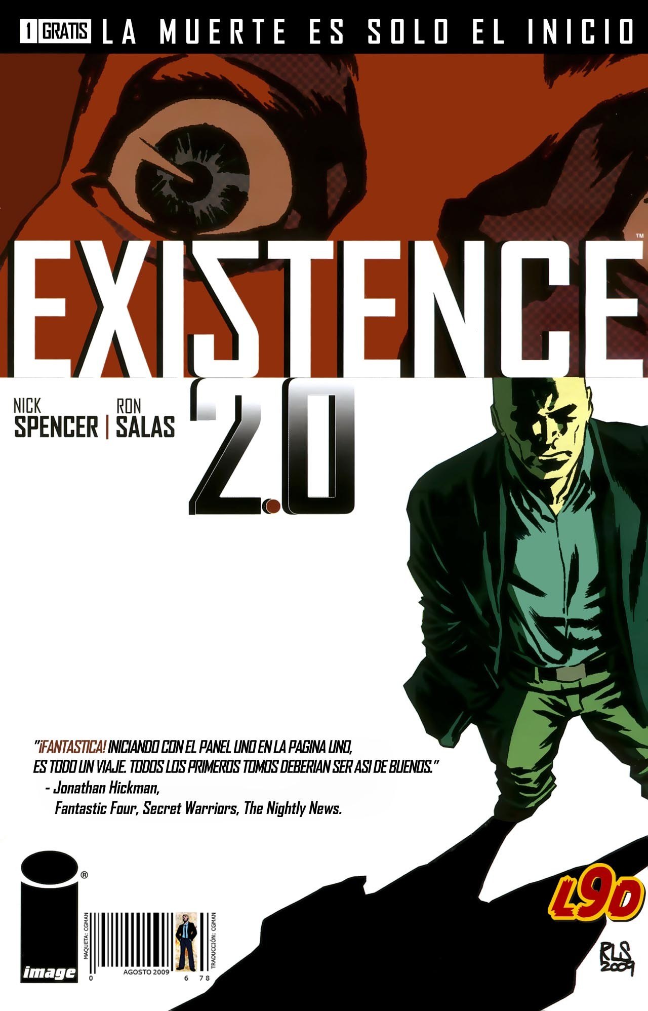 Portada ampliada de EXISTENCE 2.