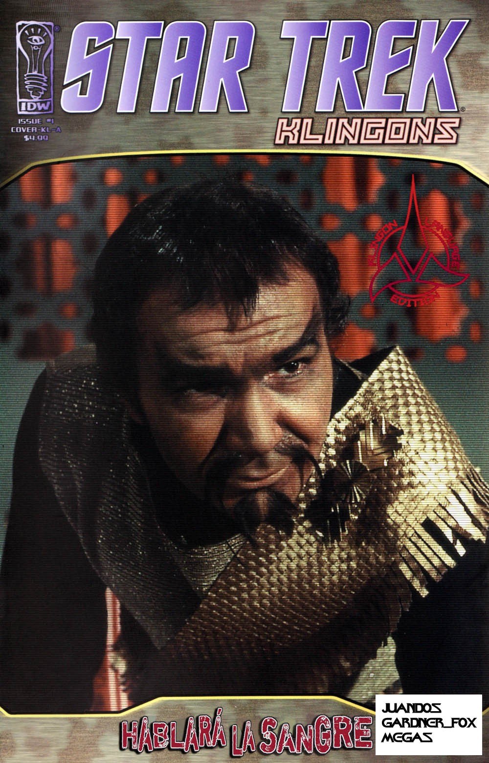 Portada ampliada de STAR TREK KLINGONS