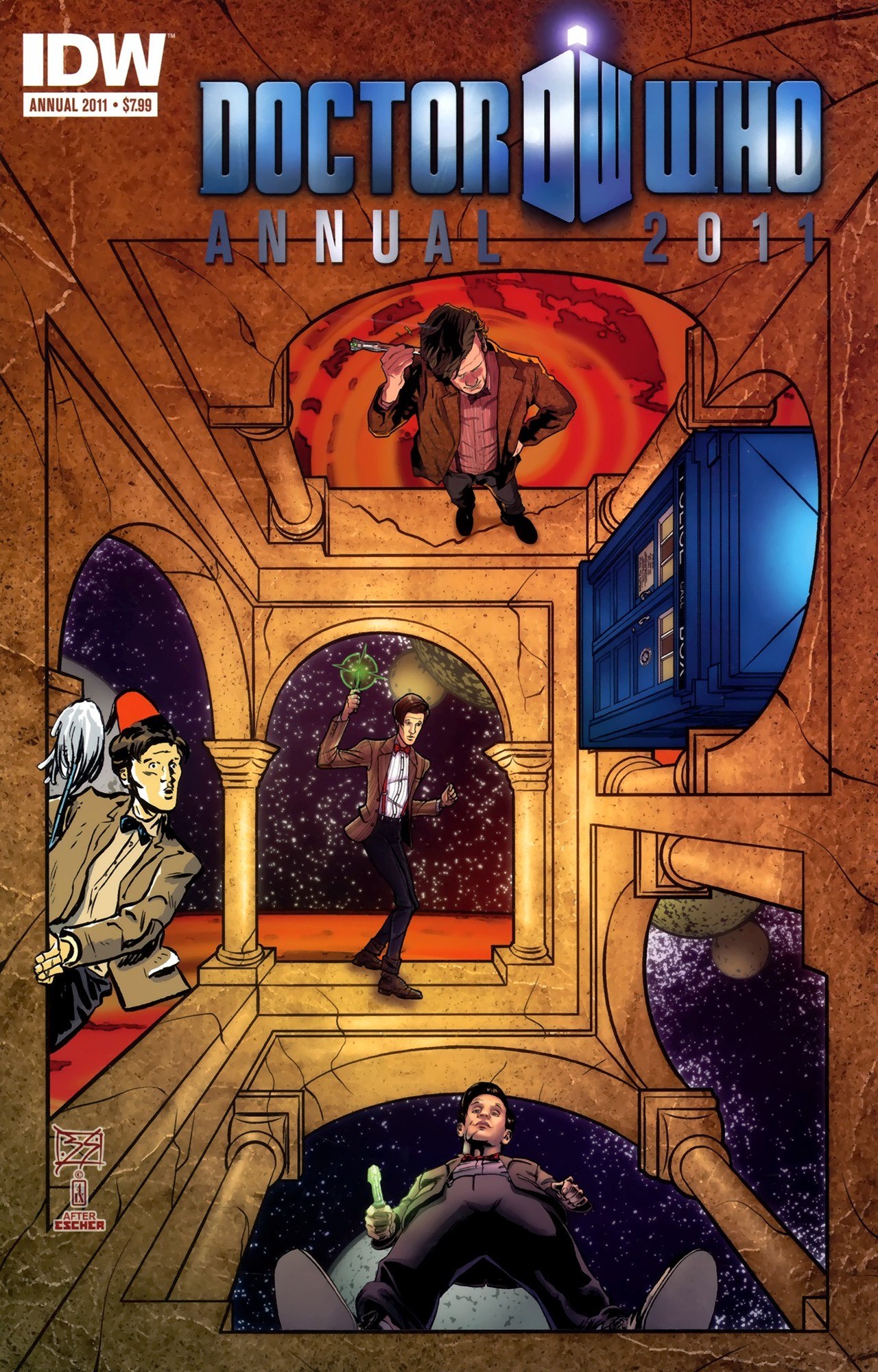 Portada ampliada de DOCTOR WHO ANNUAL 2011