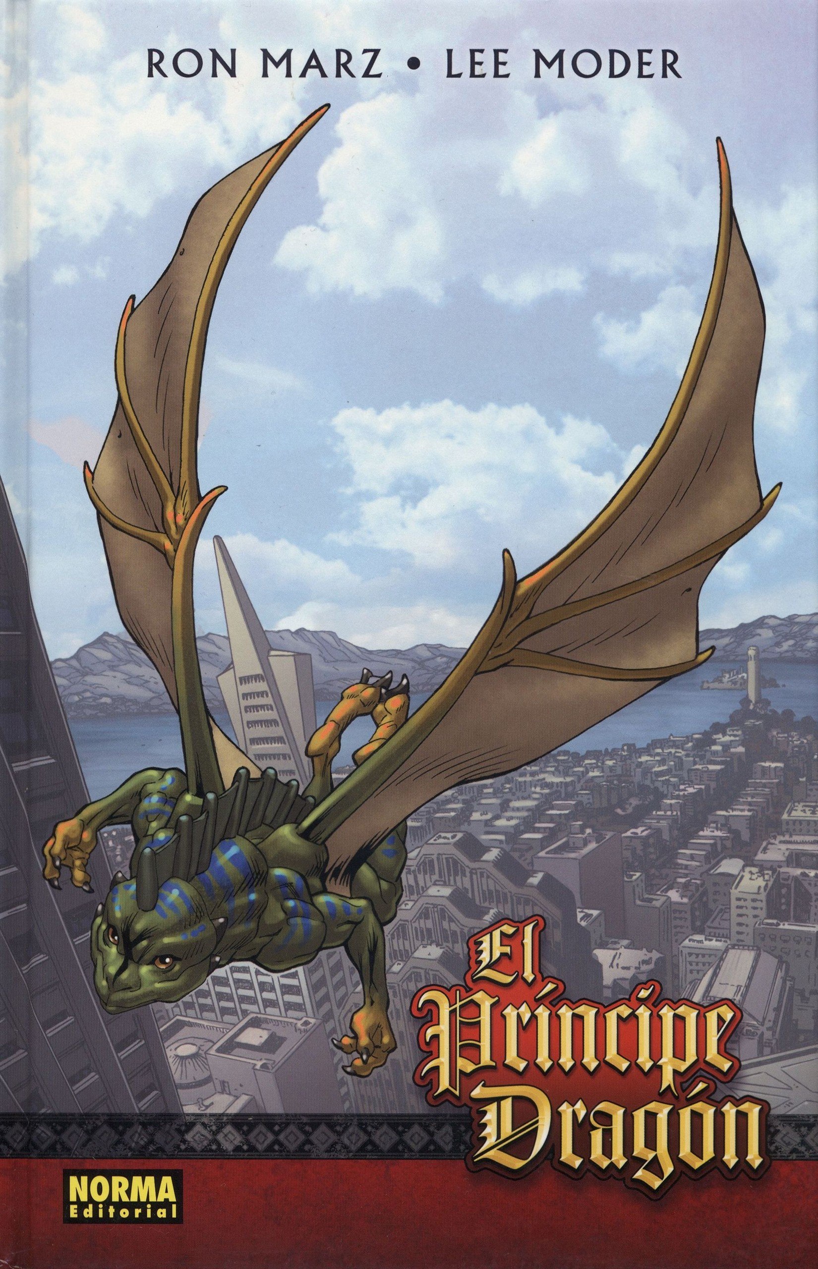Portada ampliada de El Príncipe Dragón