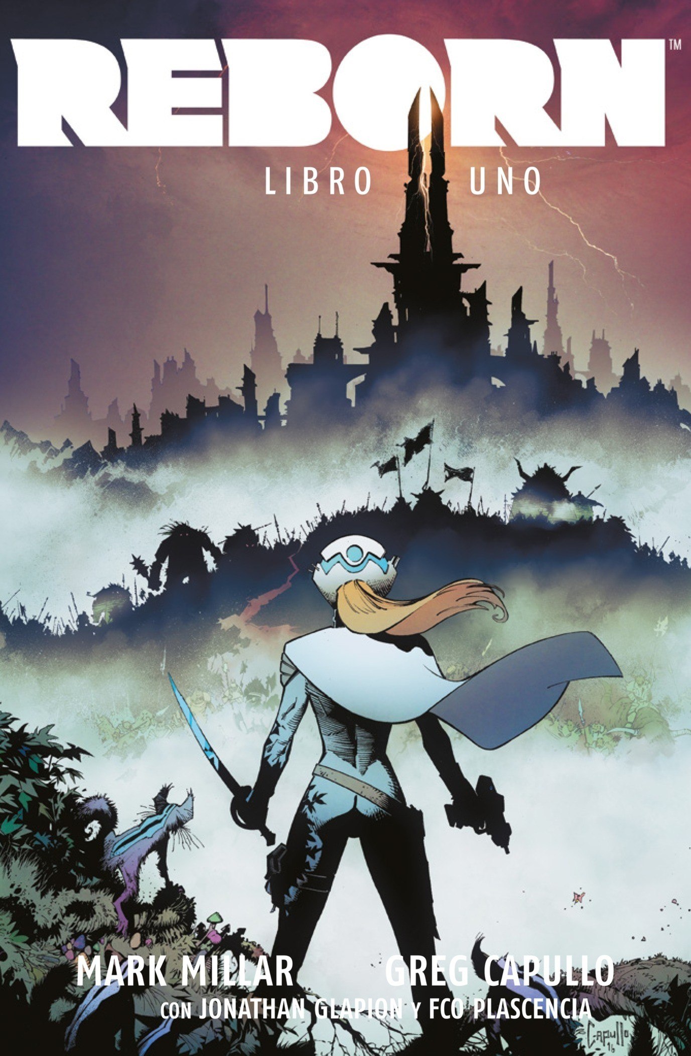 Portada ampliada de REBORN LIBRO UNO