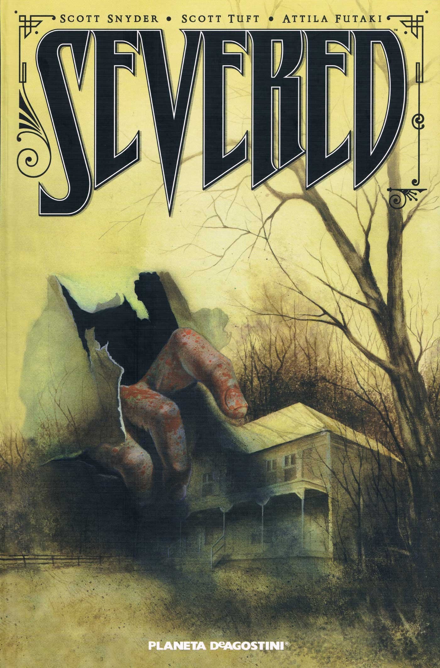 Portada ampliada de SEVERED