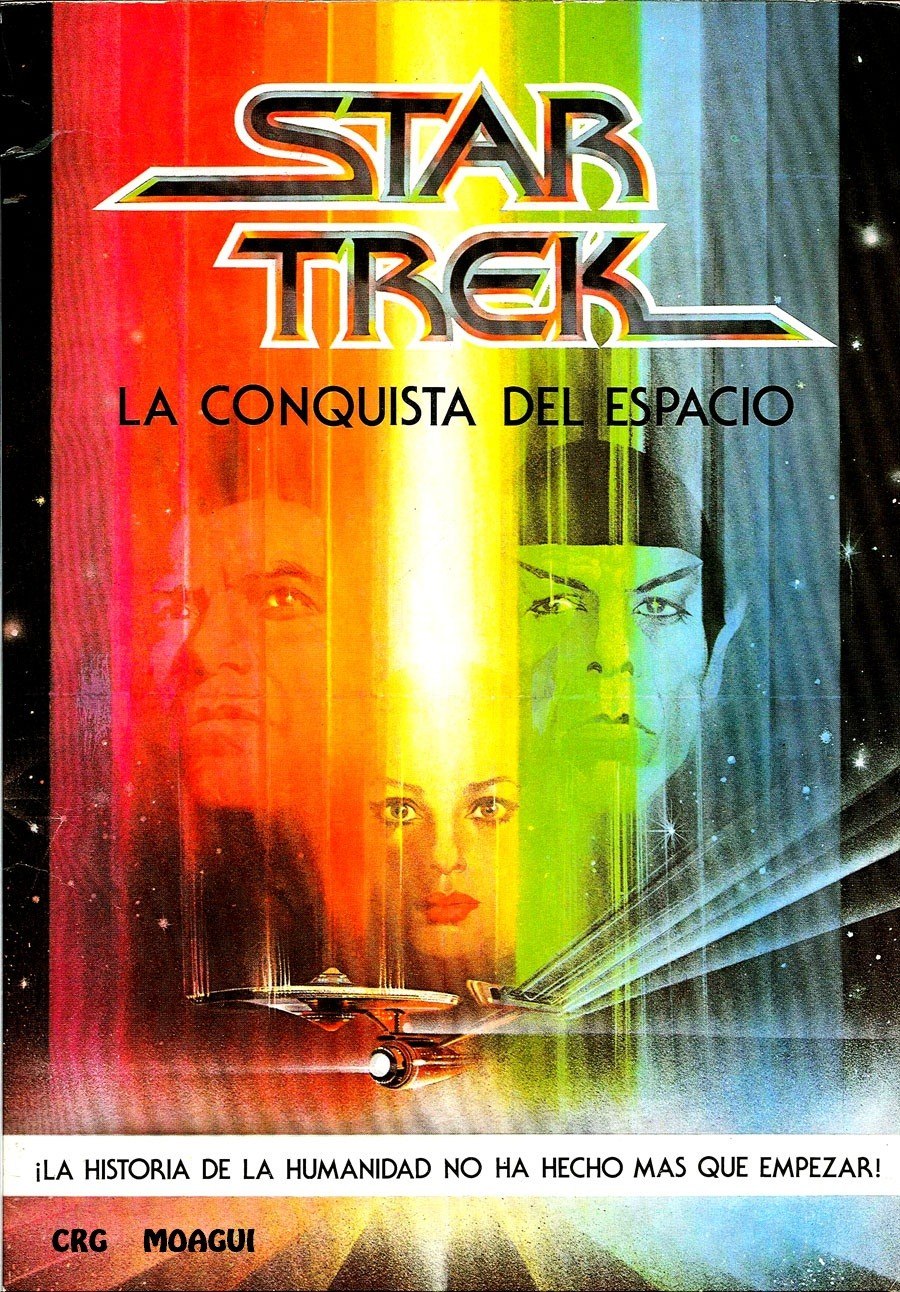 Portada ampliada de STAR TREK LA CONQUISTA DEL ESPACIO