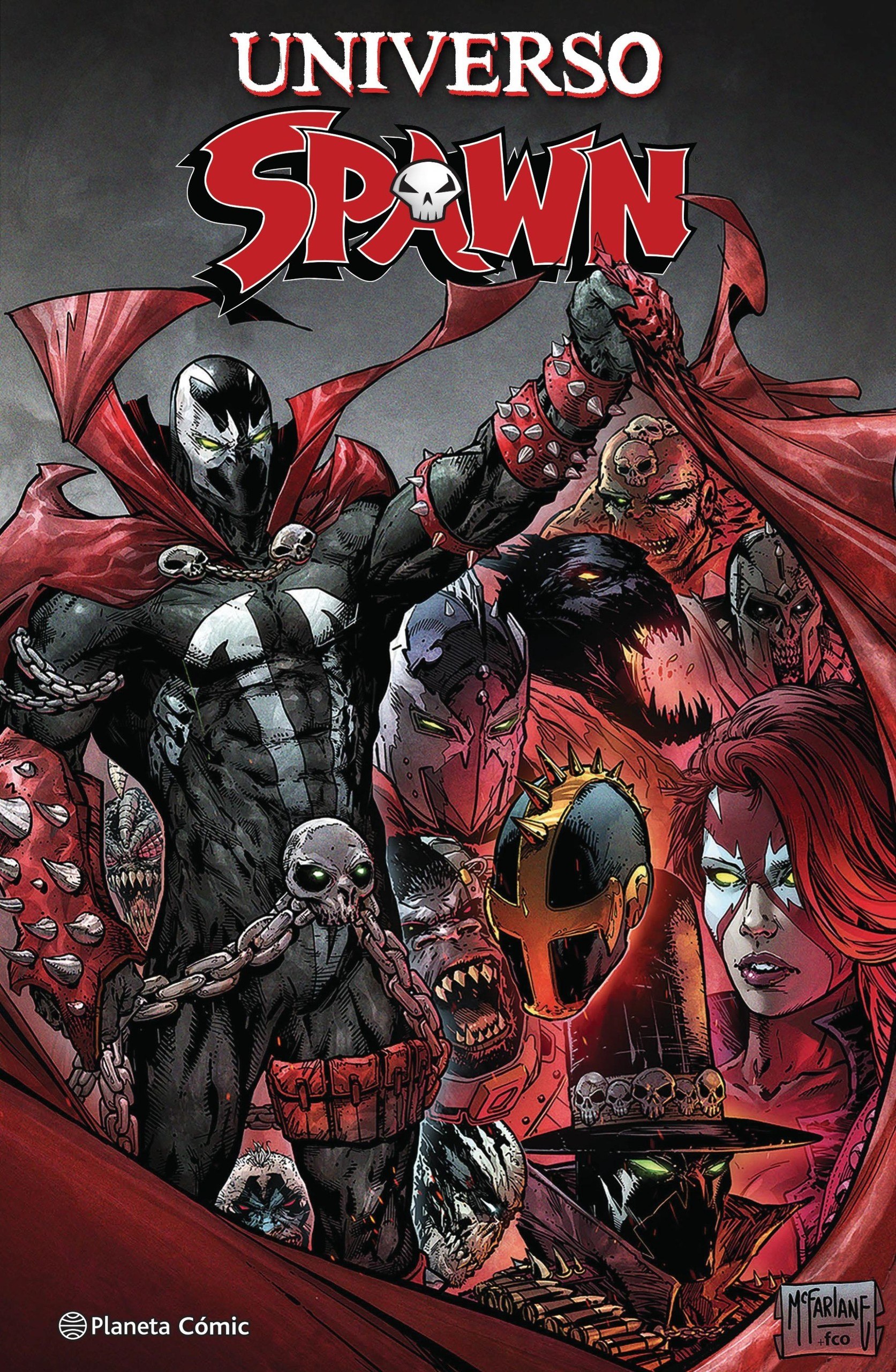 Portada ampliada de UNIVERSO SPAWN