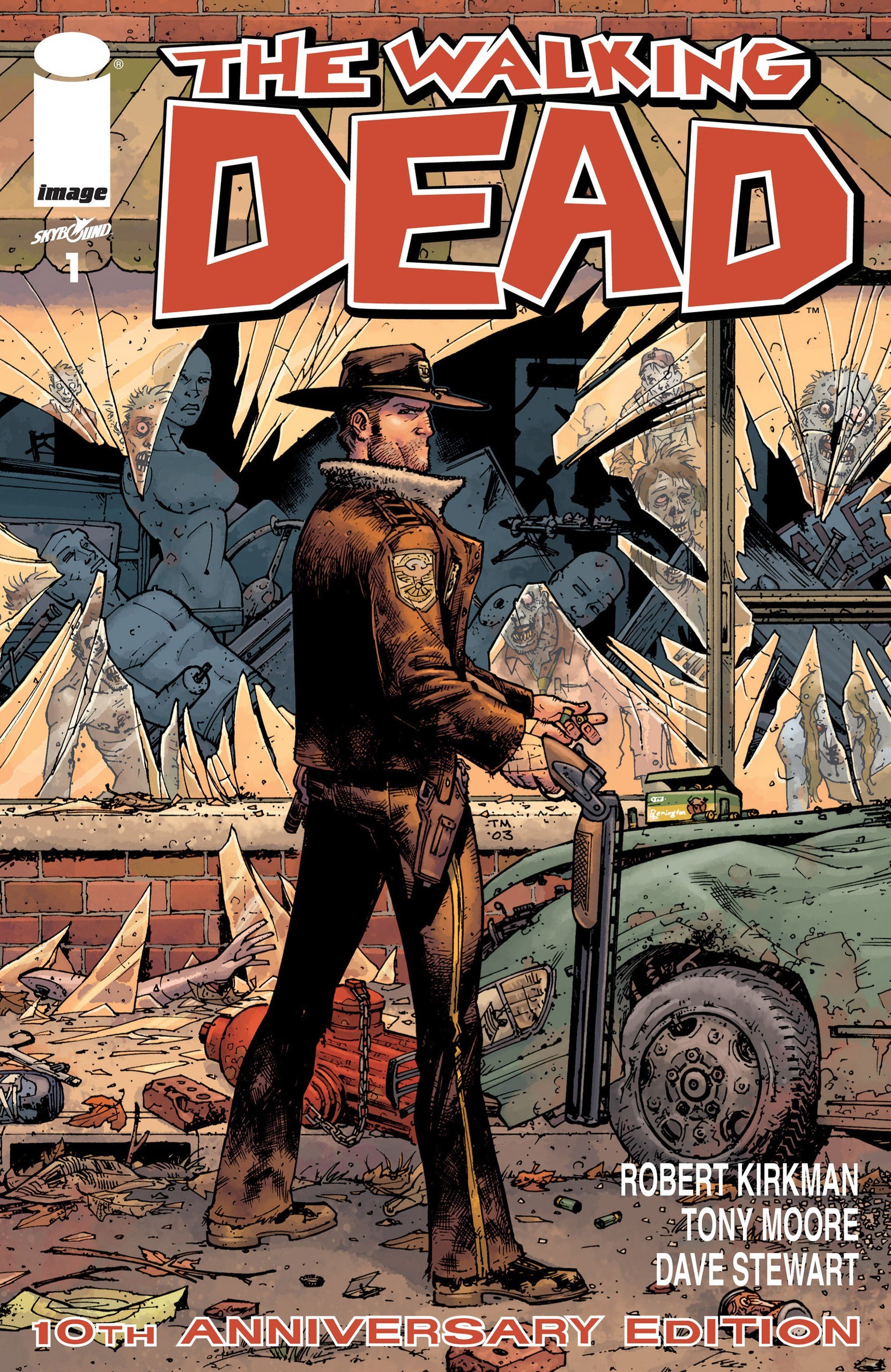 Portada ampliada de THE WALKING DEAD