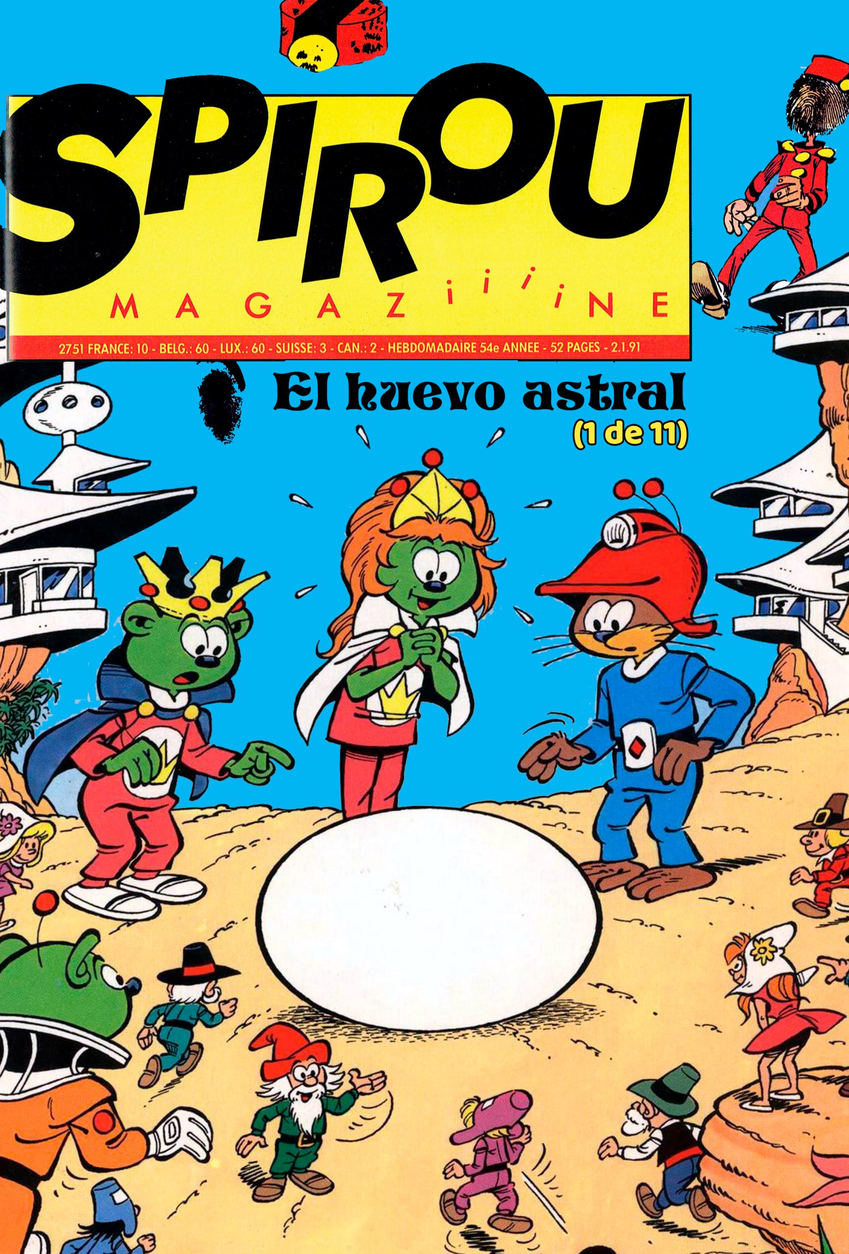 Portada ampliada de SPIROU MAGAZINE