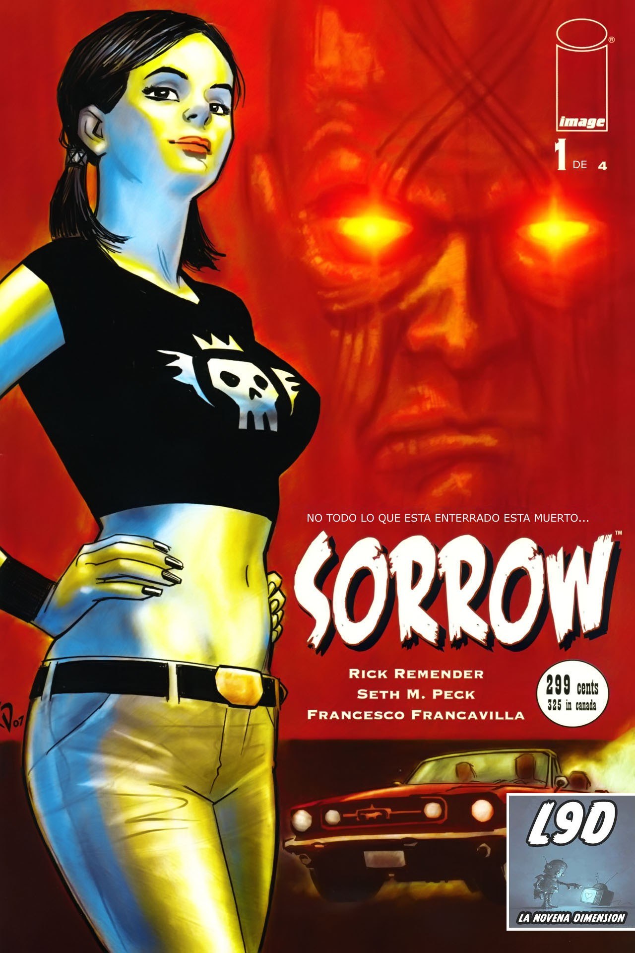 Portada ampliada de SORROW