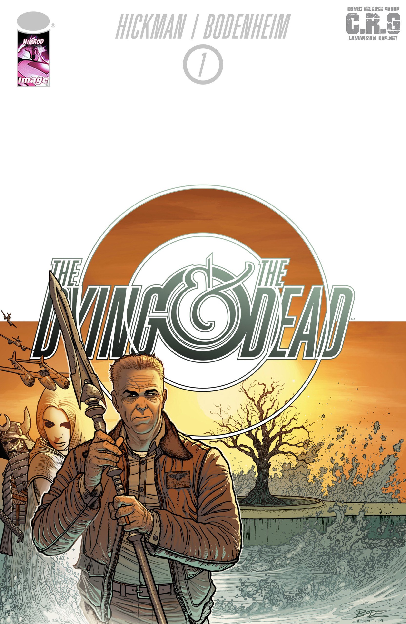 Portada ampliada de The Dying & The Dead