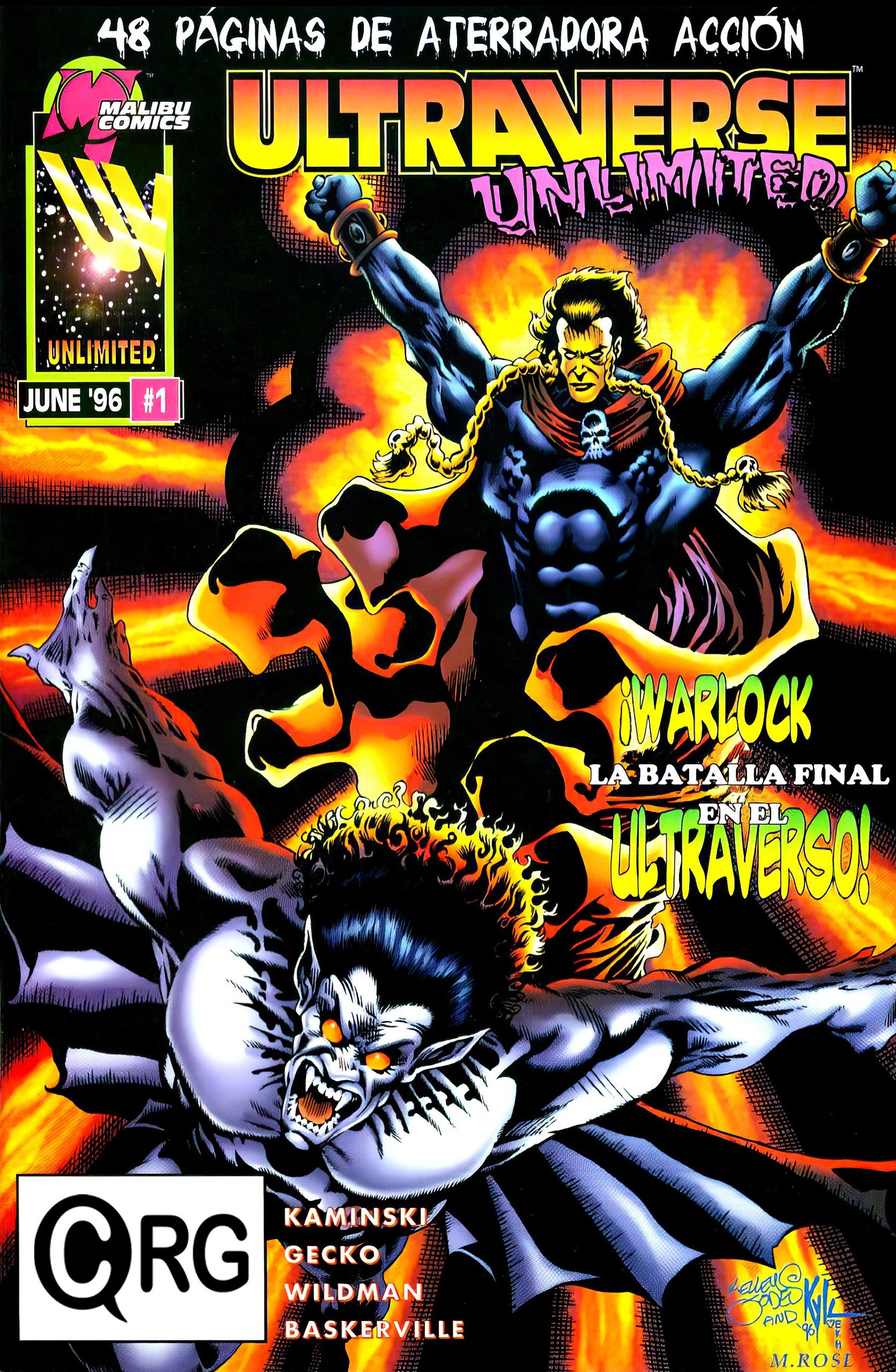 Portada ampliada de ULTRAVERSE UNLIMITED