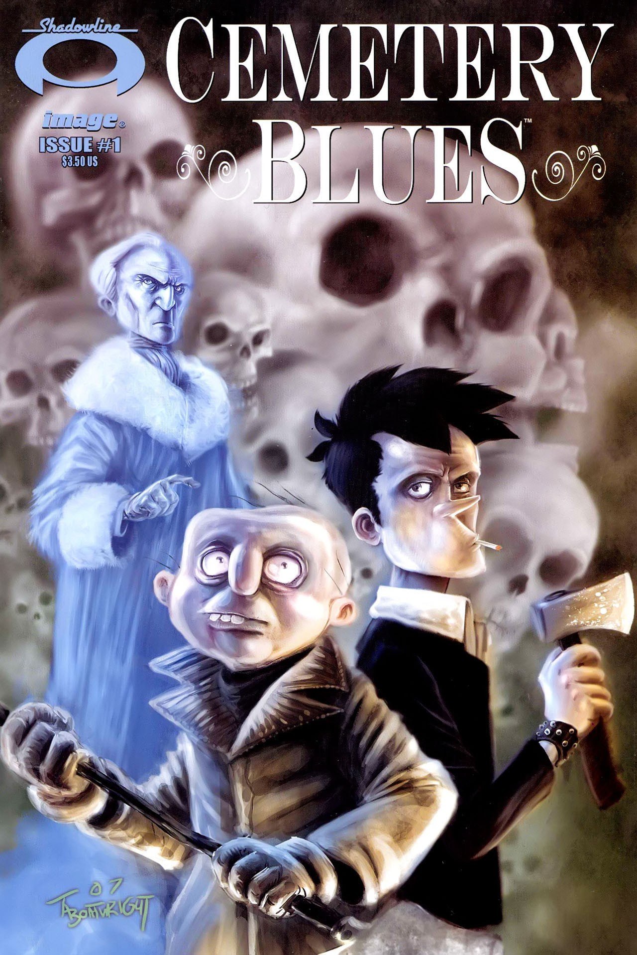Portada ampliada de Cemetery Blues