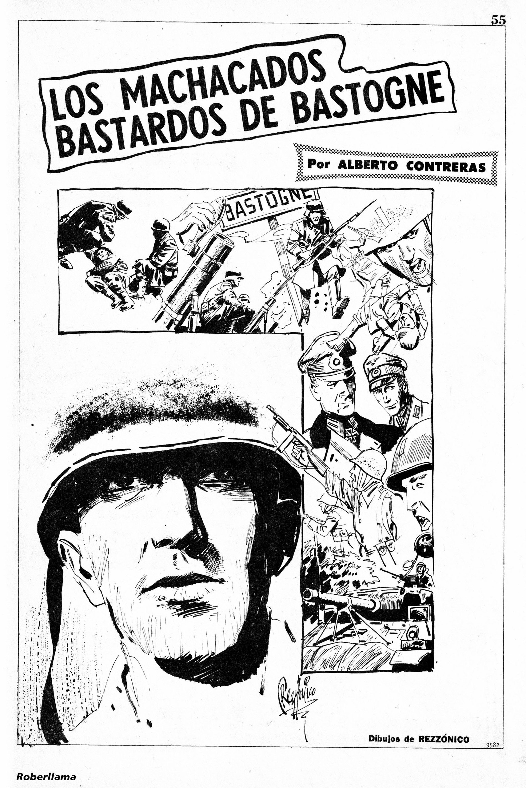 Portada ampliada de LOS MACHACADOS BASTARDOS DE BASTOGNE