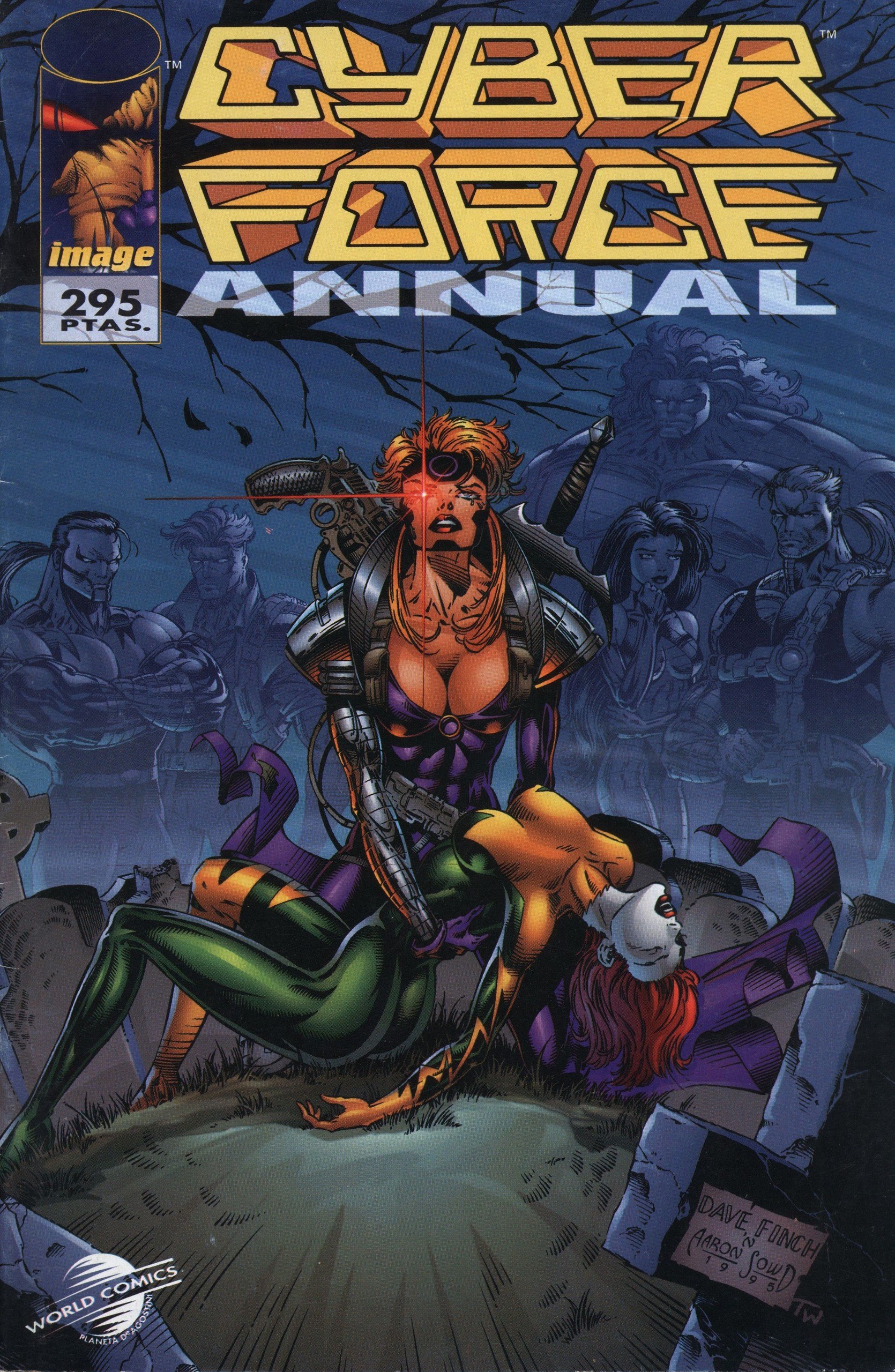 Portada ampliada de CYBER FORCE ANNUAL