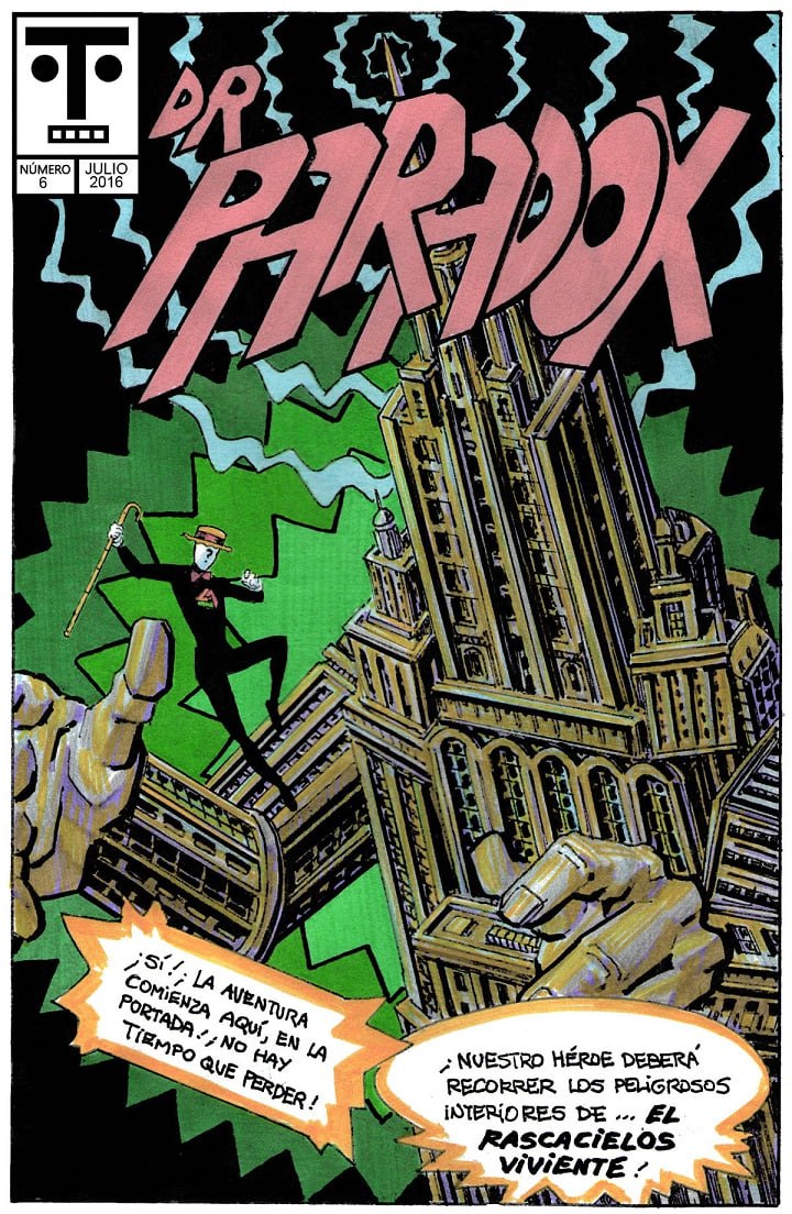 Portada ampliada de Dr. Paradox