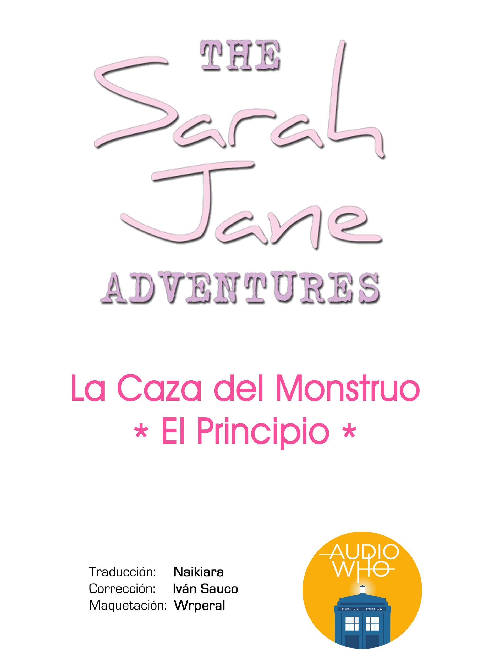 Portada ampliada de La Caza del Monstruo * El Principio *