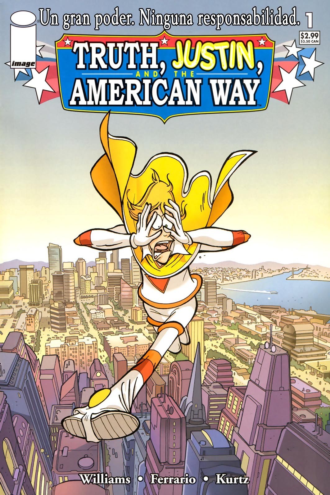 Portada ampliada de TRUTH, JUSTIN, AND THE AMERICAN WAY