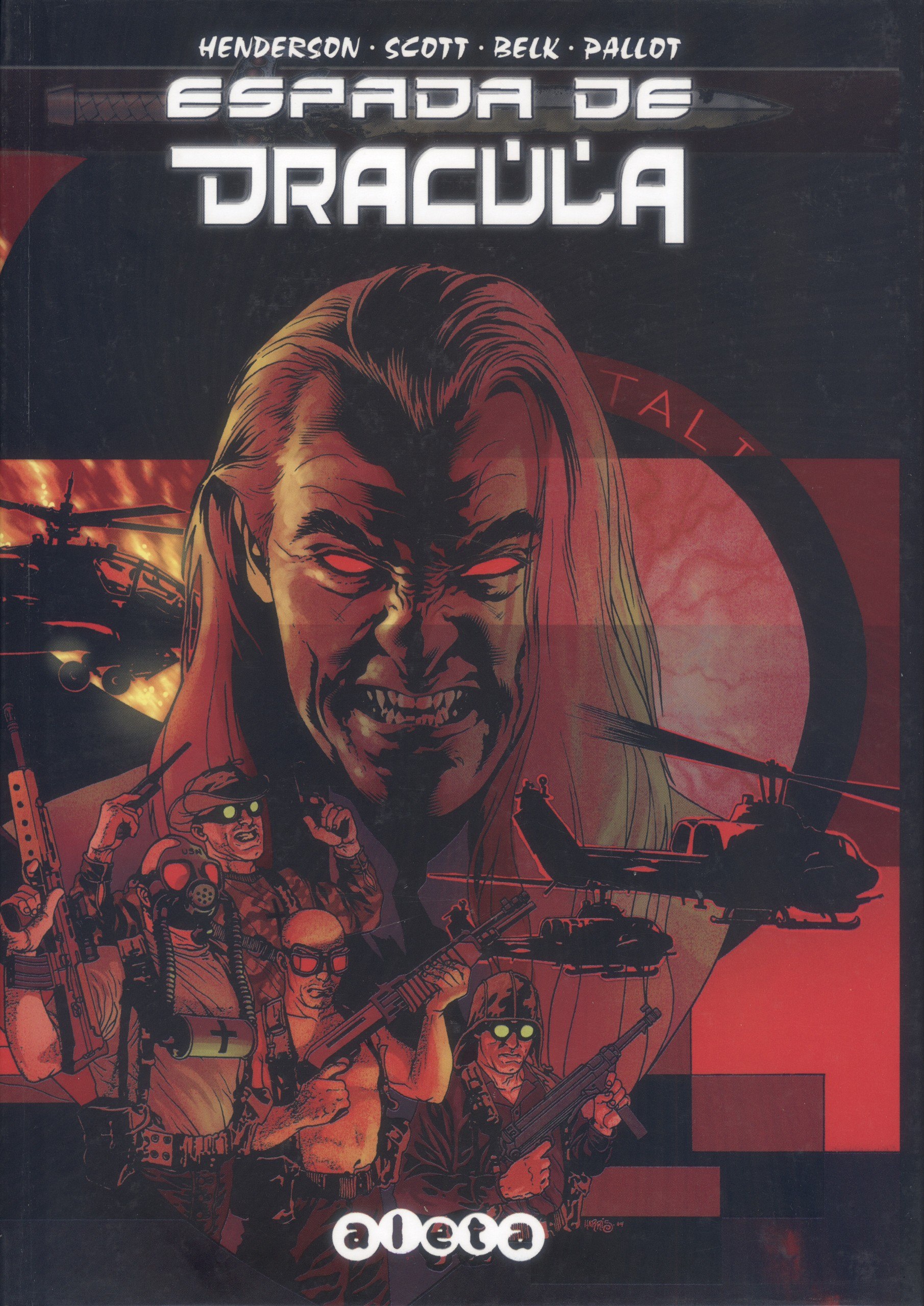 Portada ampliada de Espada de Drácula