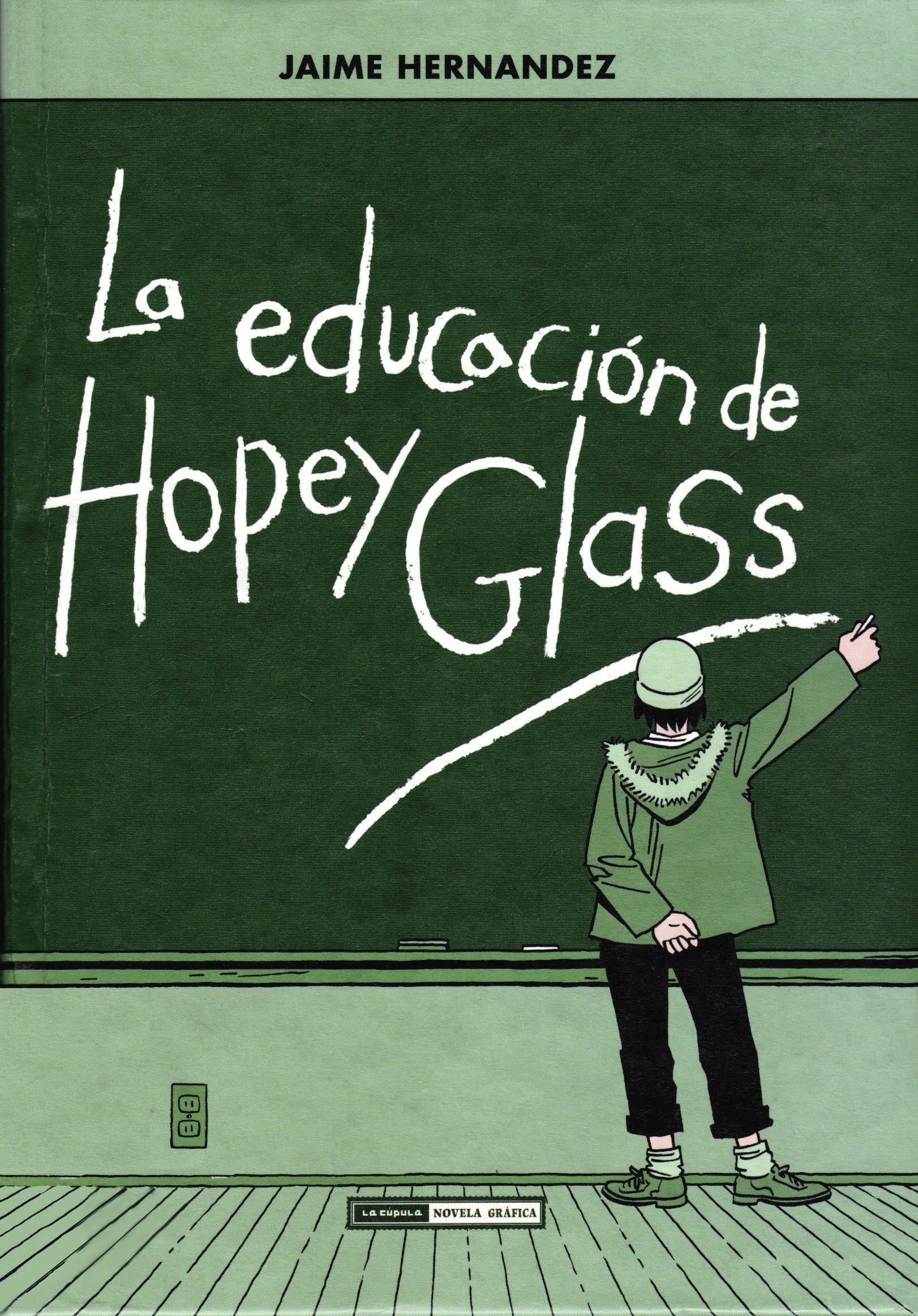 Portada ampliada de La educación de Hopey Glass