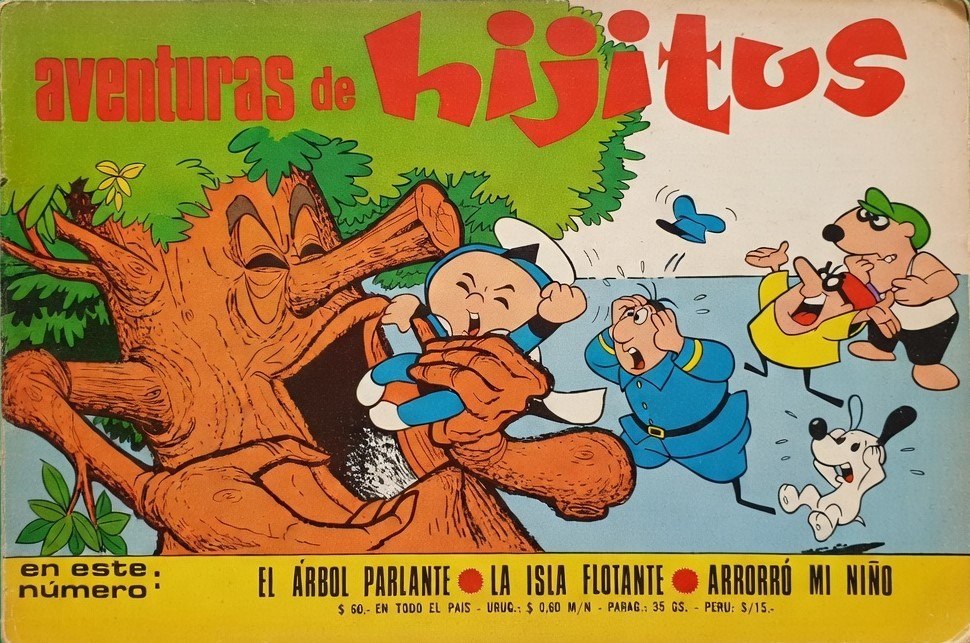 Portada ampliada de Aventuras de Hijitos