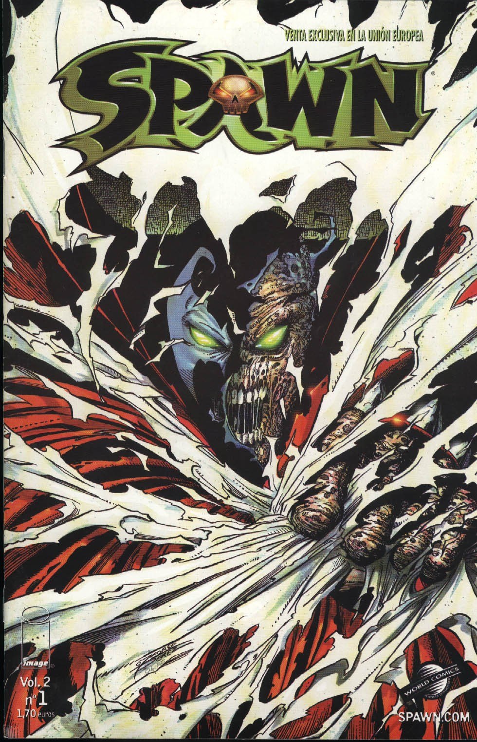 Portada ampliada de SPAWN