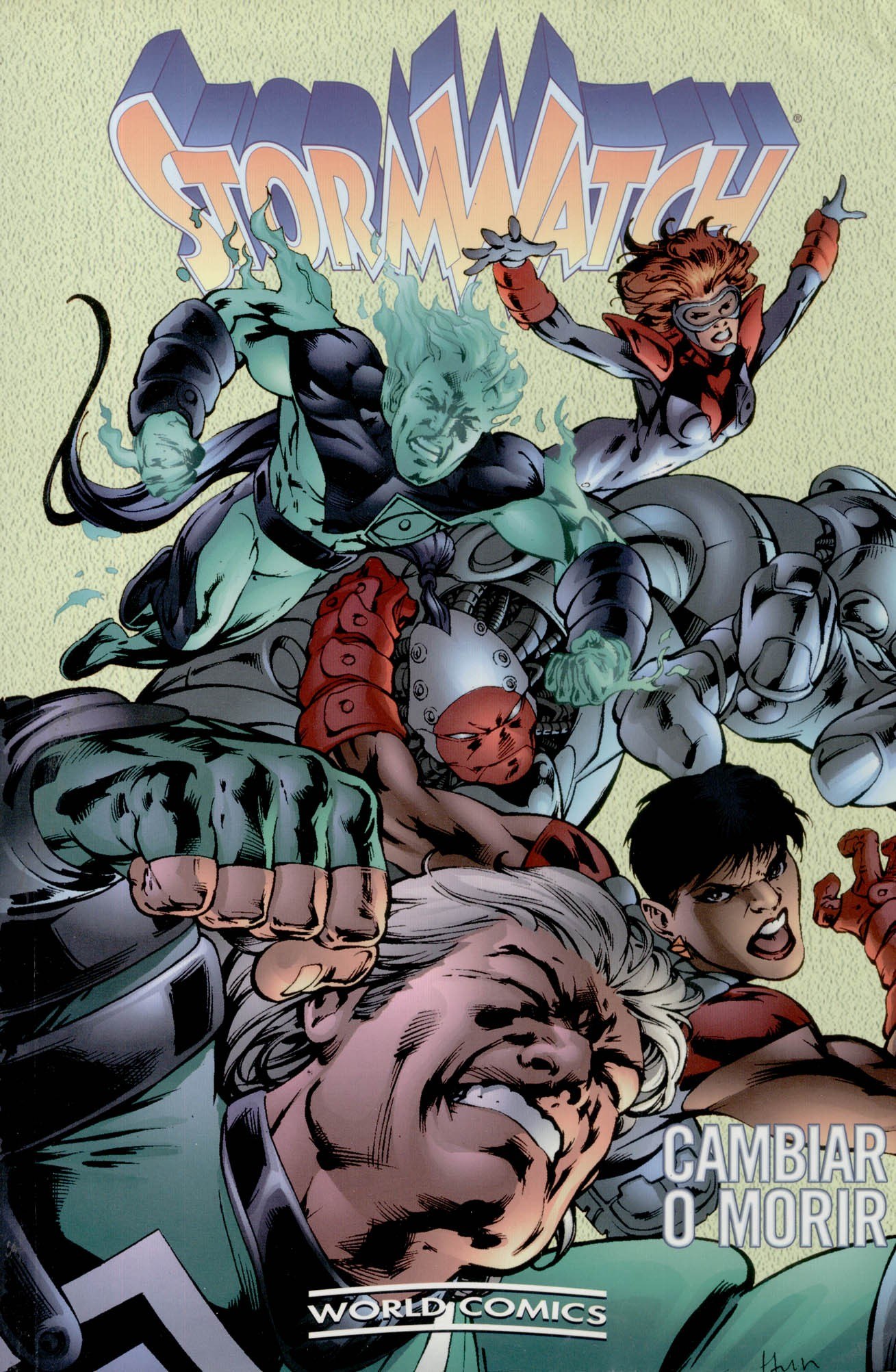 Portada ampliada de STORMWATCH