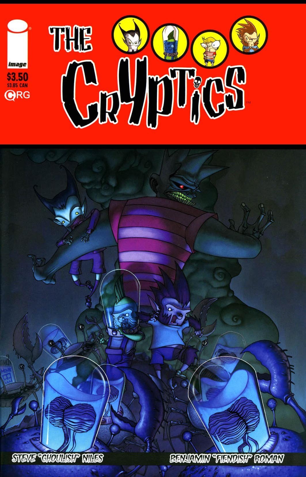 Portada ampliada de THE CRYPTICS
