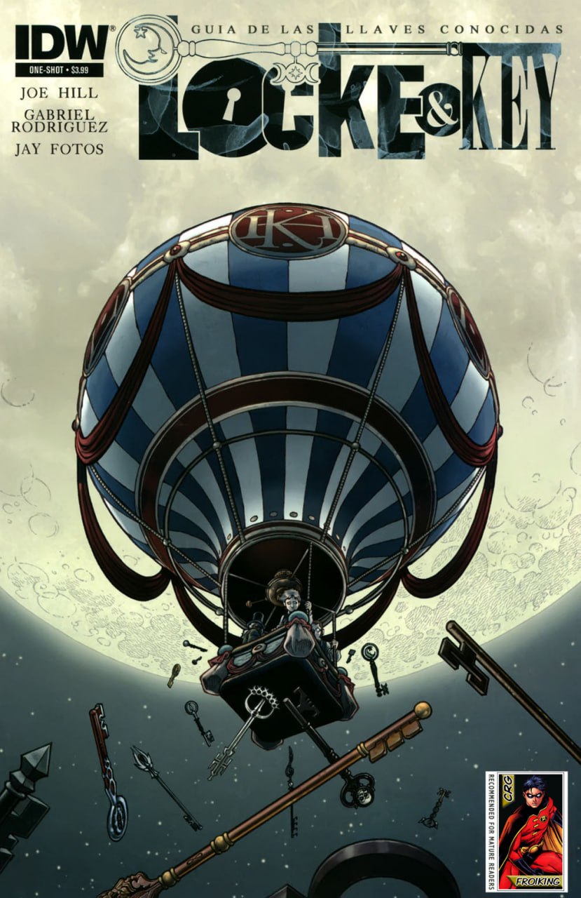 Portada ampliada de Locke & Key