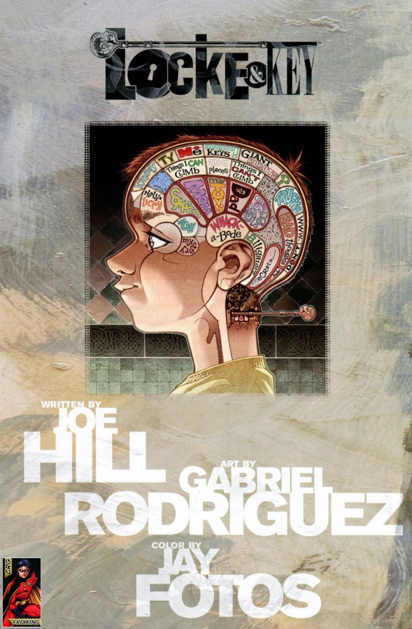Portada ampliada de Locke & Key