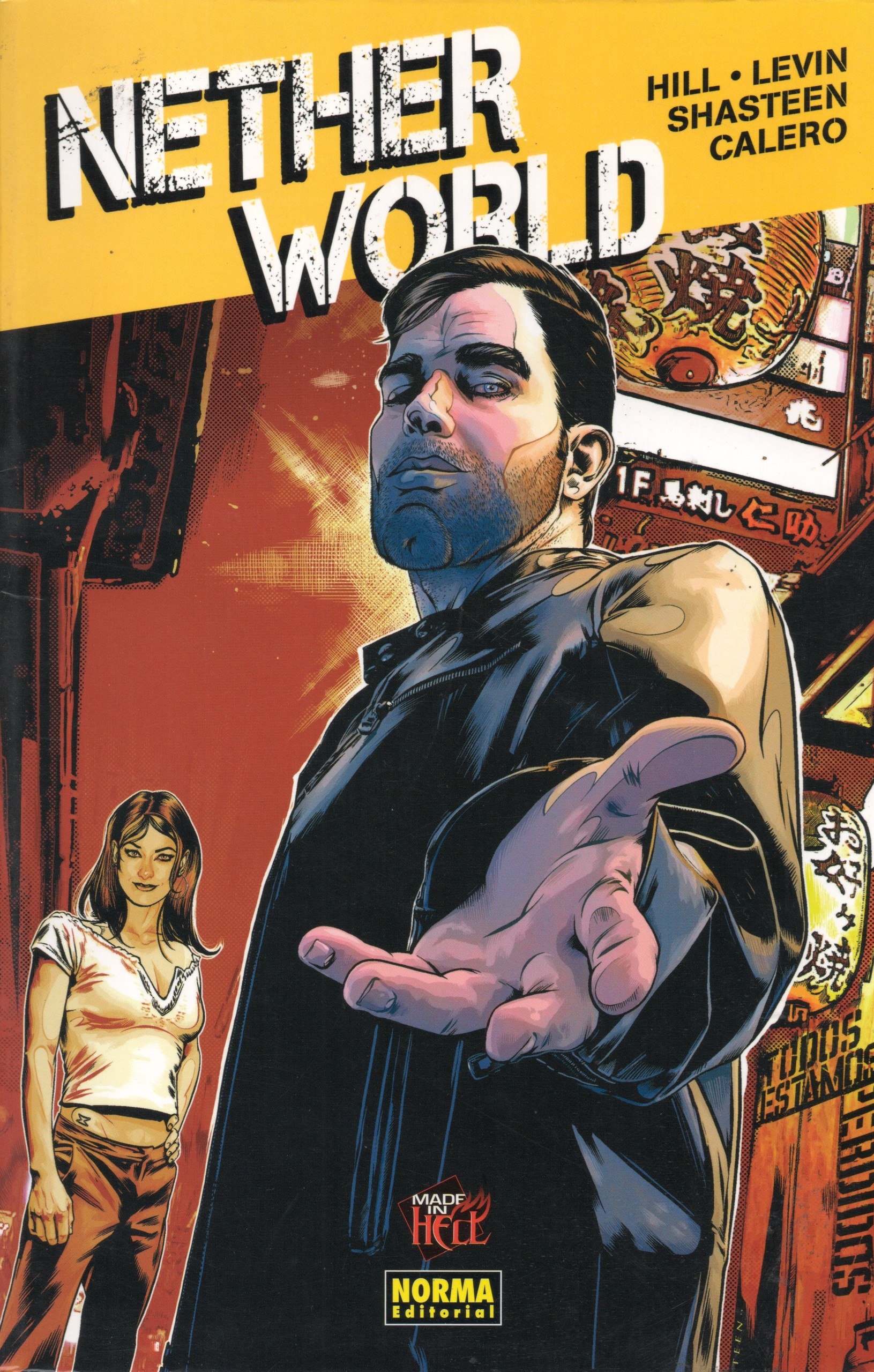 Portada ampliada de NETHER WORLD