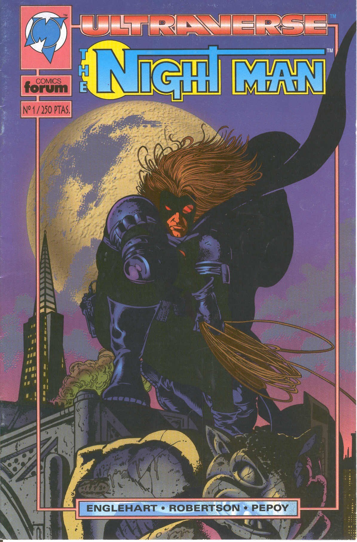 Portada ampliada de The Night Man