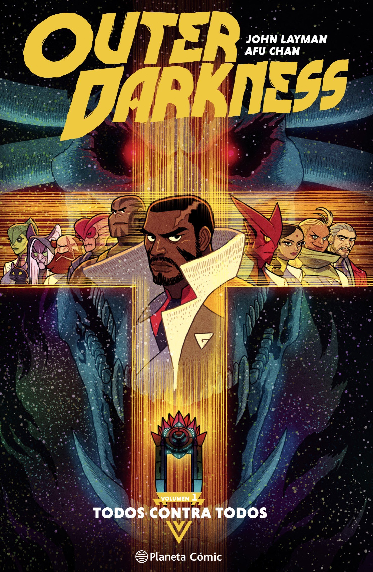 Portada ampliada de OUTER DARKNESS