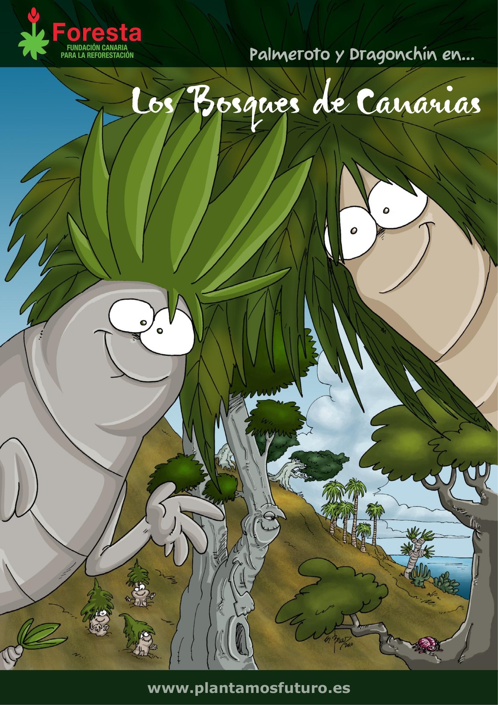Portada ampliada de Los Bosques de Canarias