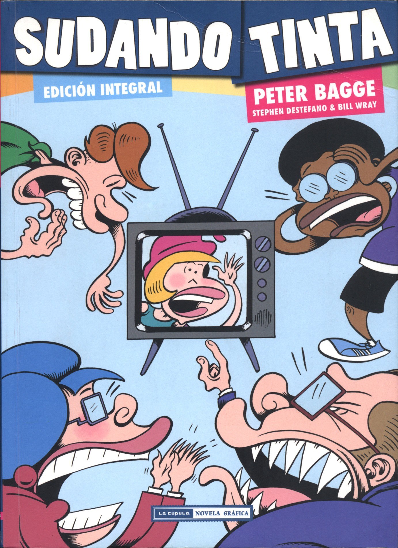 Portada ampliada de SUDANDO TINTA