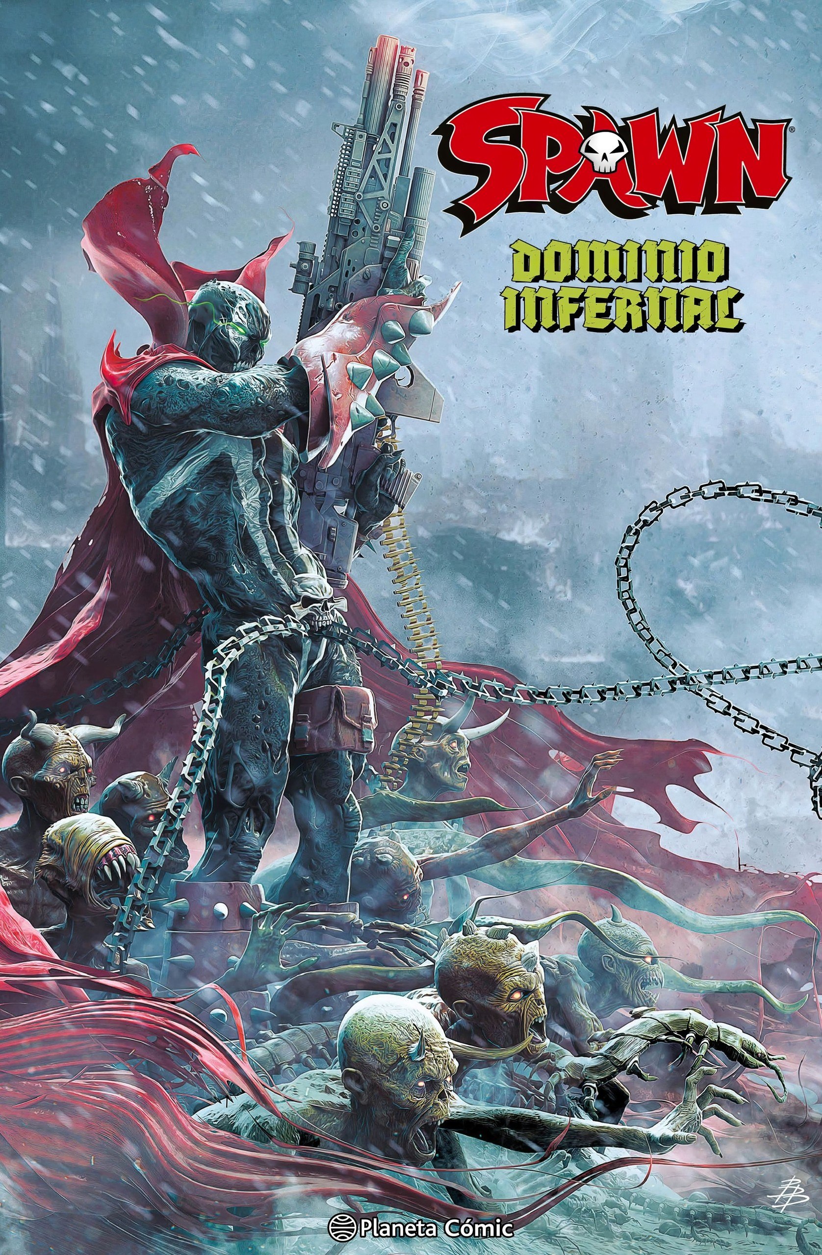 Portada ampliada de Spawn: Dominio Infernal