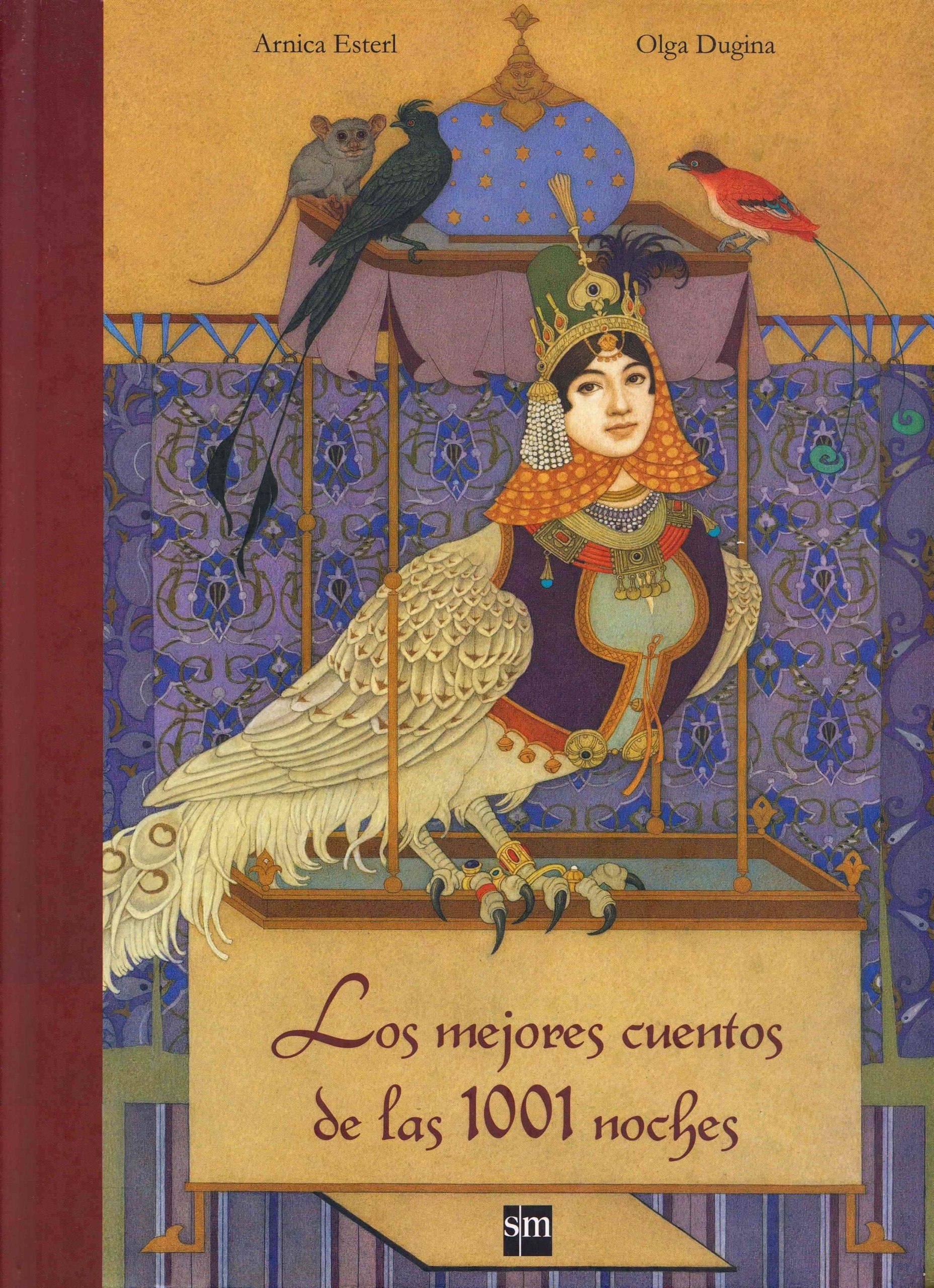 Portada ampliada de Los mejores cuentos de las 1001 noches