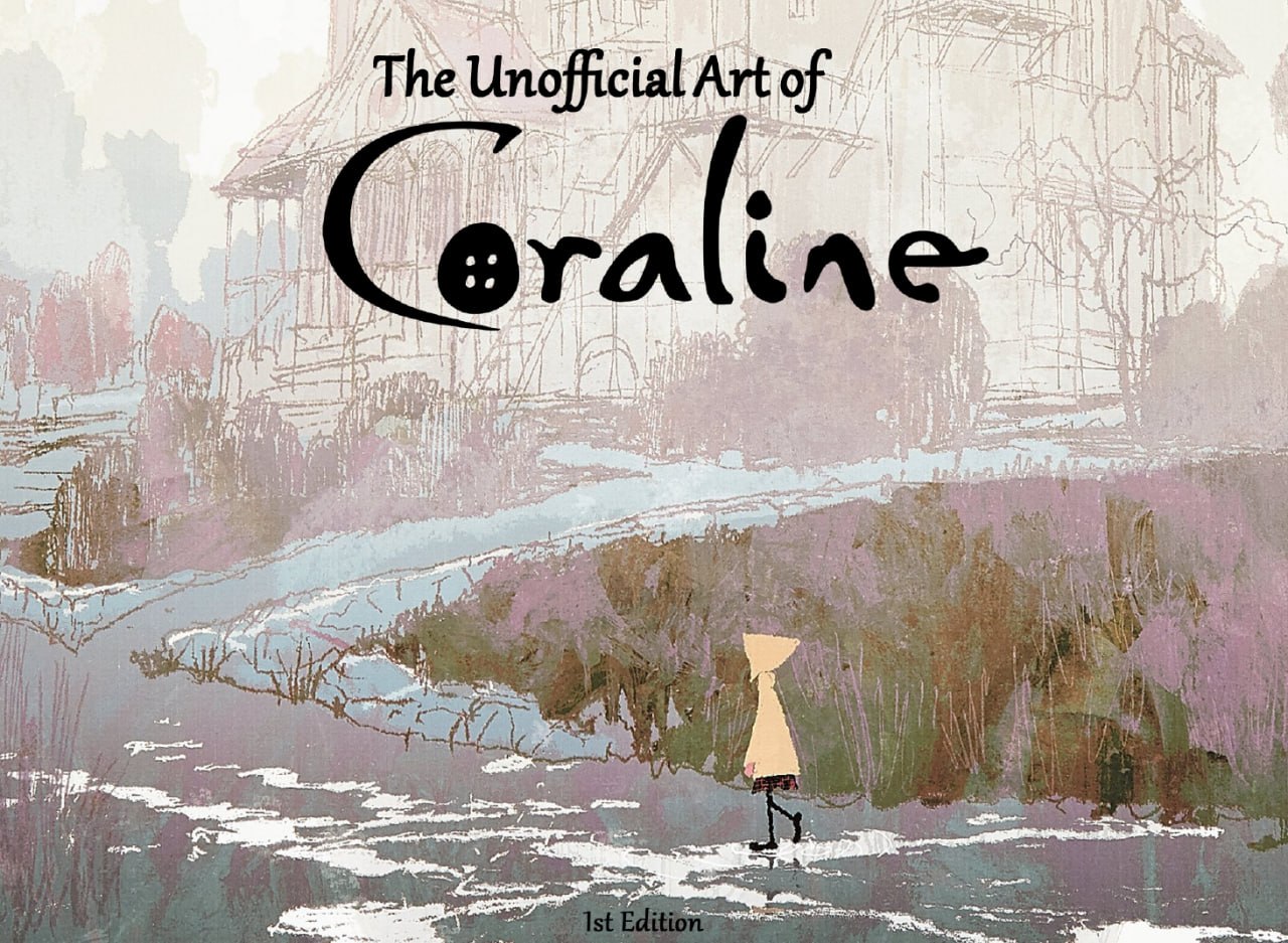 Portada ampliada de The Unofficial Art of Coraline