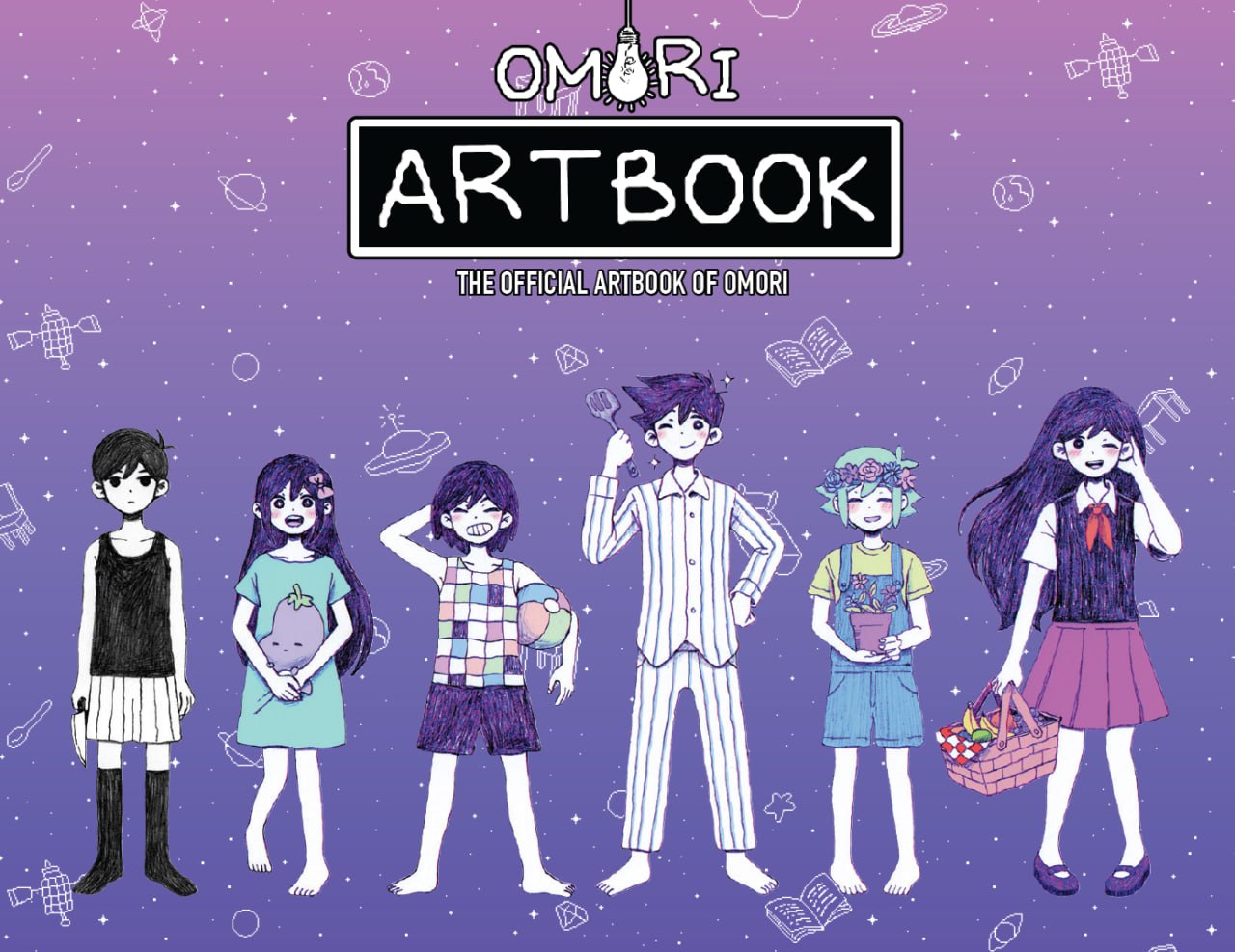 Portada ampliada de OMORI ARTBOOK