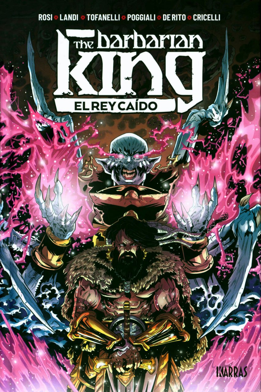 Portada ampliada de The barbarian King